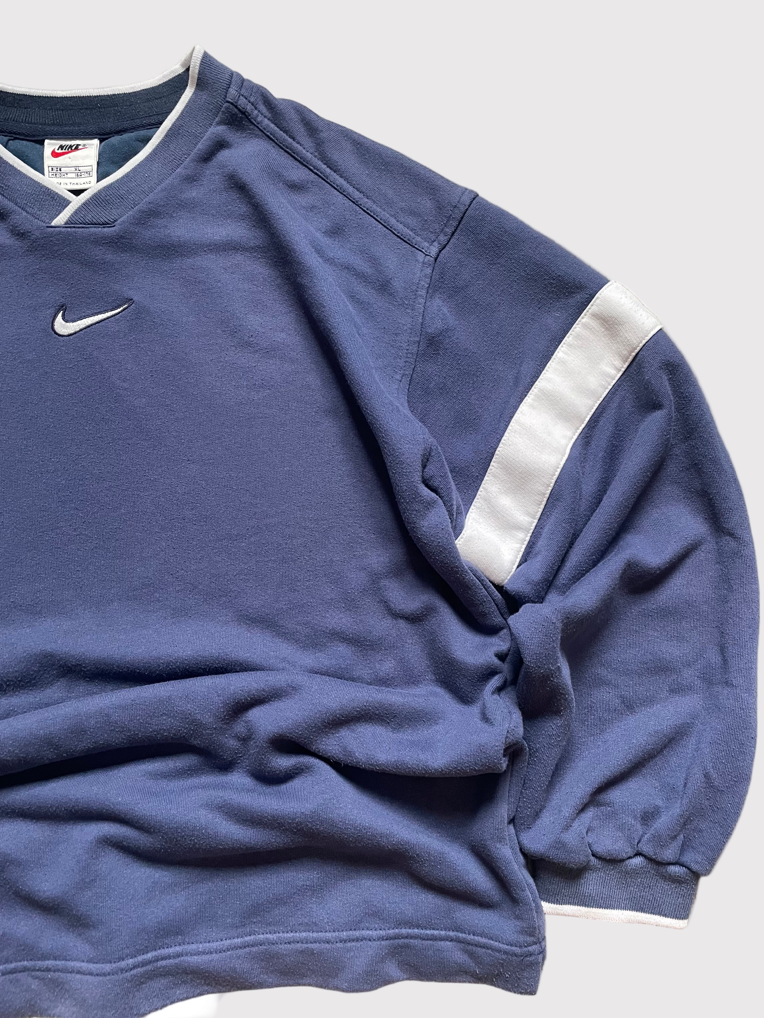 Nike V-Neck Sweatshirt Navy (M)