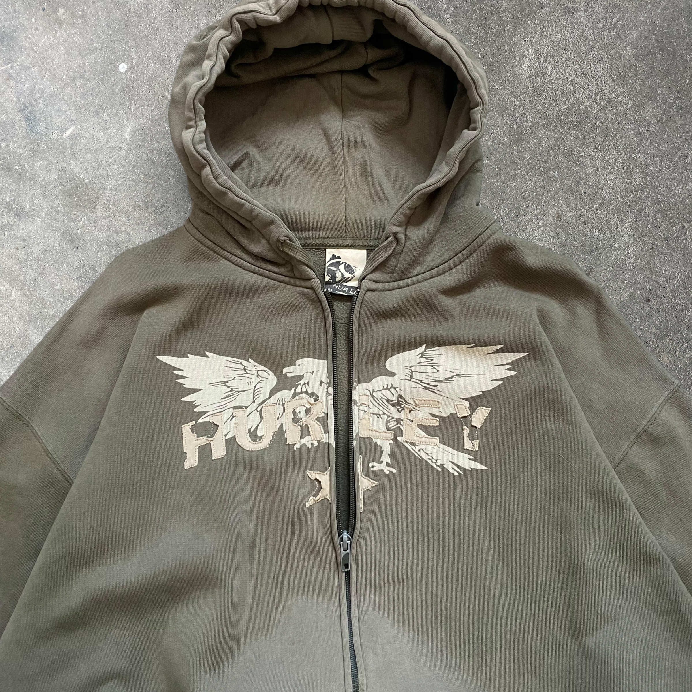 90's Hurley Zip Hoodie (XL)