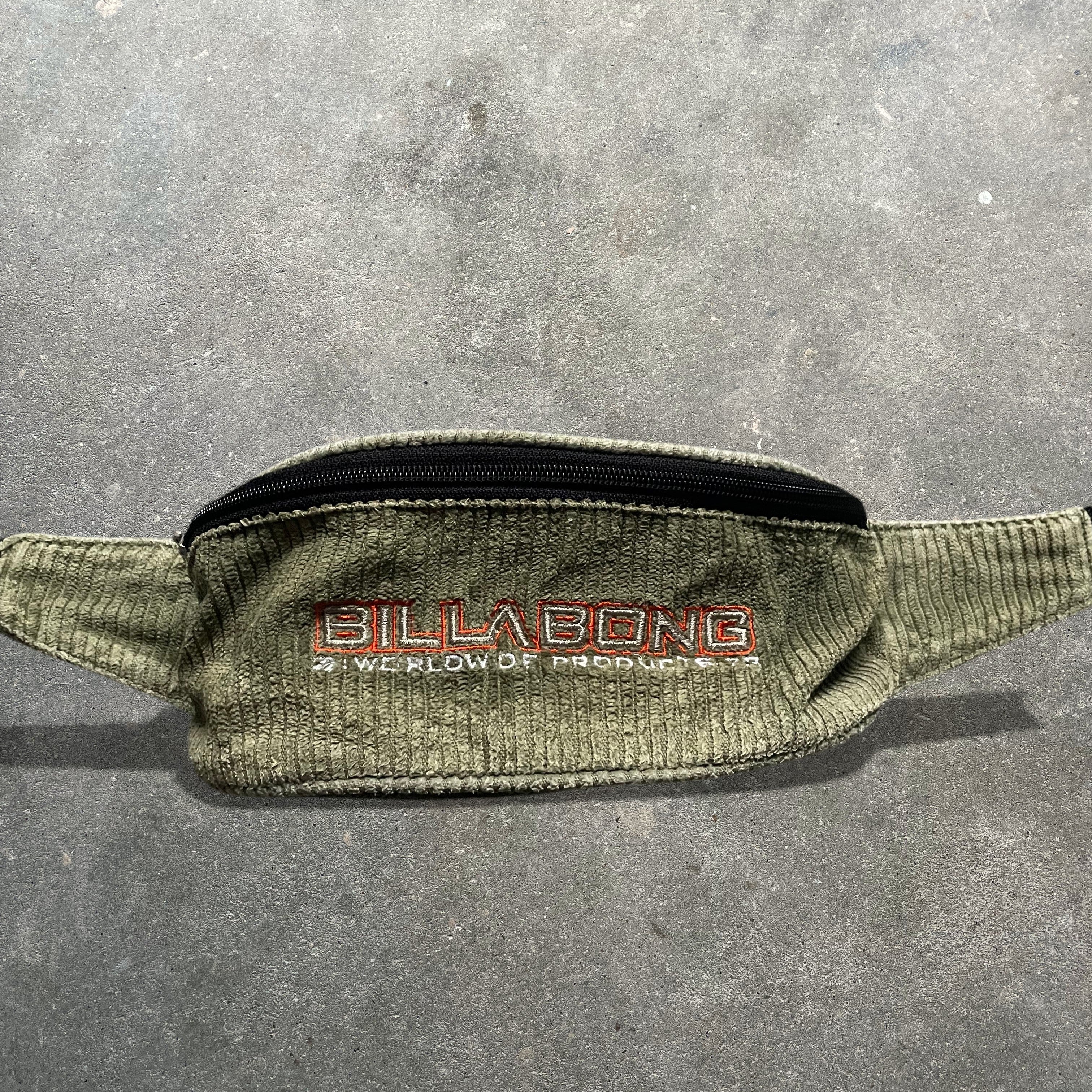 90's Billabong Bum Bag Khaki/Orange