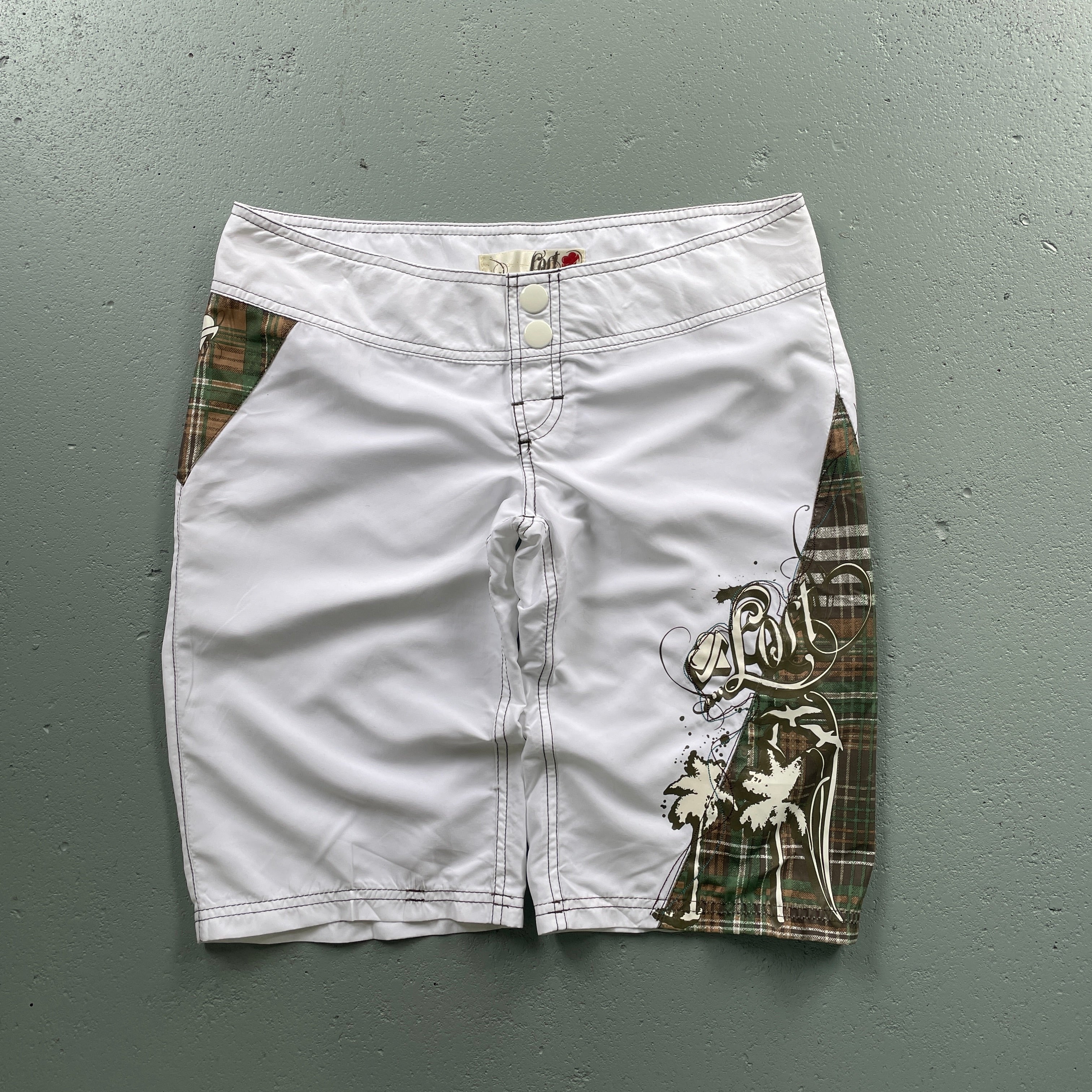 2000's Lost Boardshorts White (31)