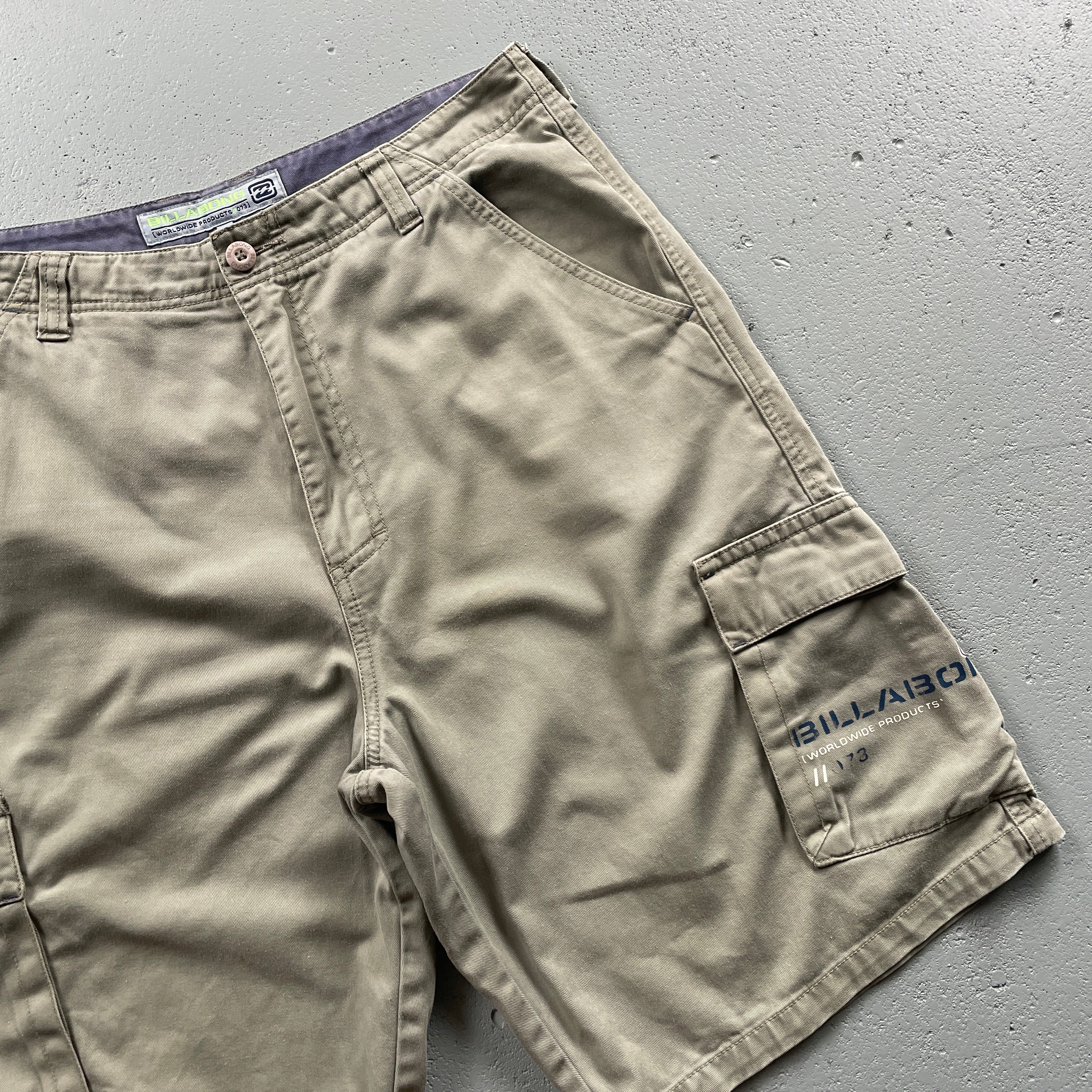 90's Billabong Cargo Shorts Beige (34)