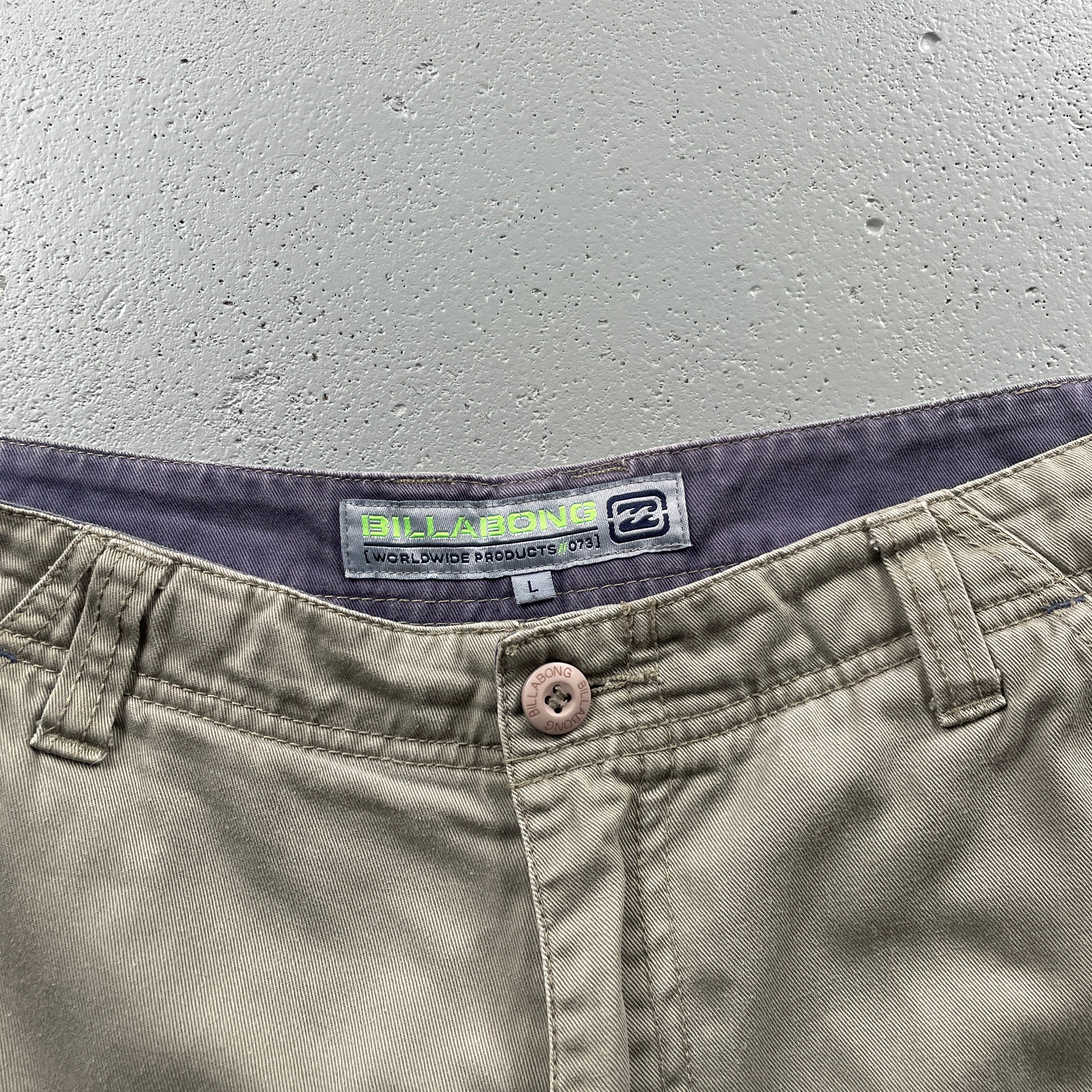 90's Billabong Cargo Shorts Beige (34)