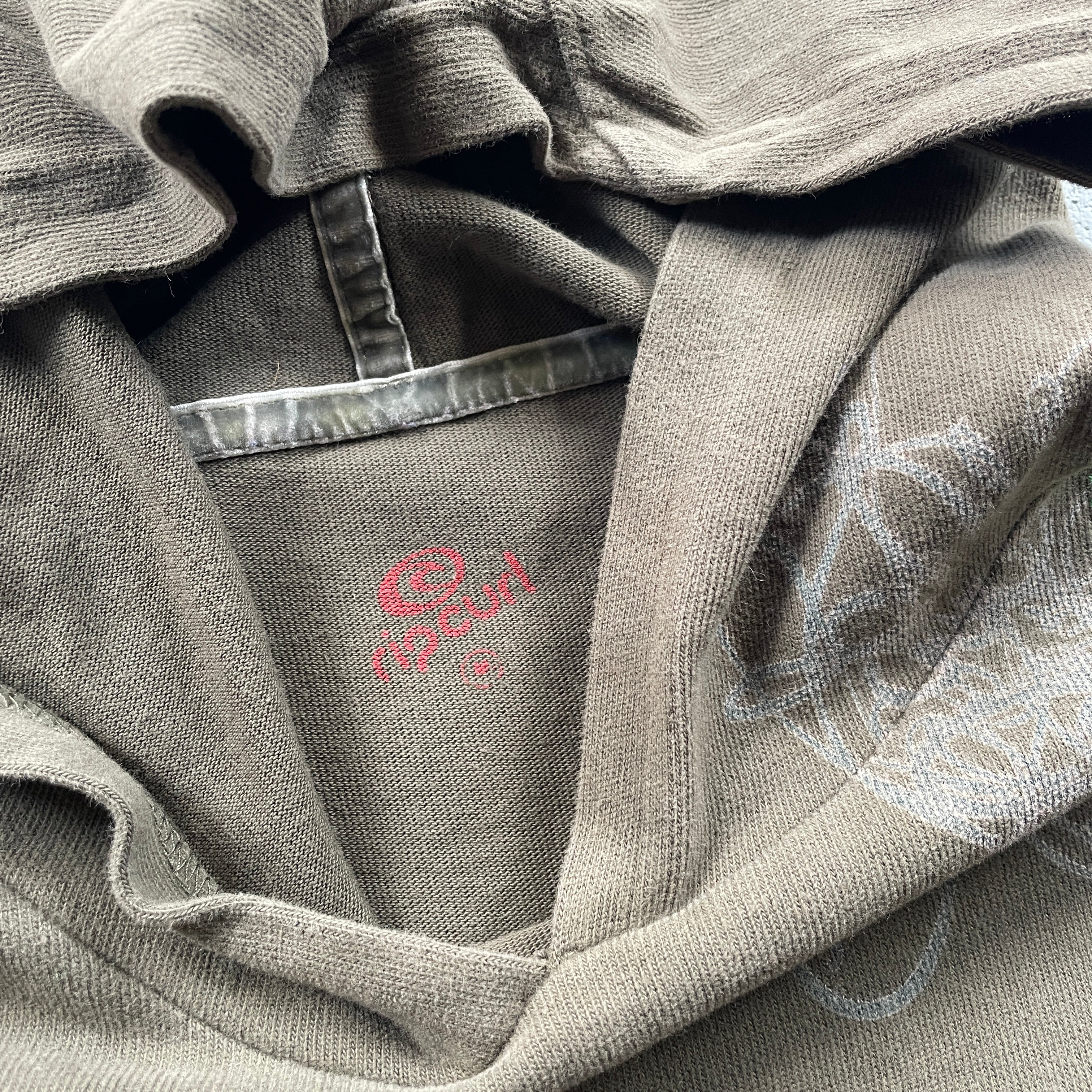 Y2K Rip Curl Hoodie Khaki (M)