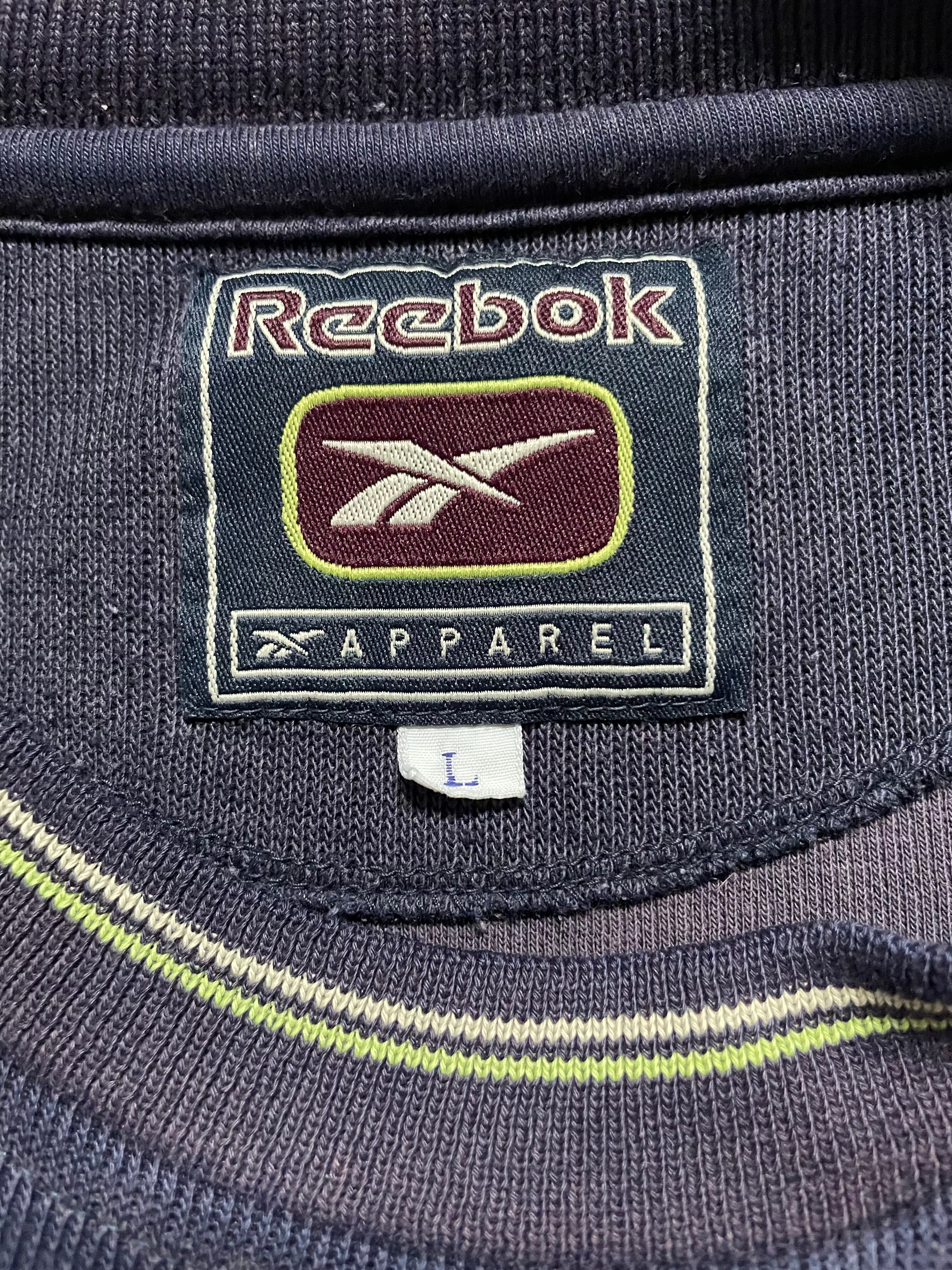 90's Reebok Sweatshirt Navy (L)