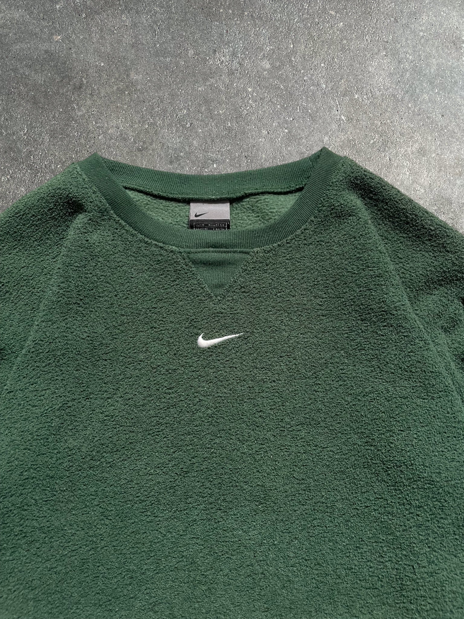 2000's Nike Fleeced Sweatshirt Green (M)