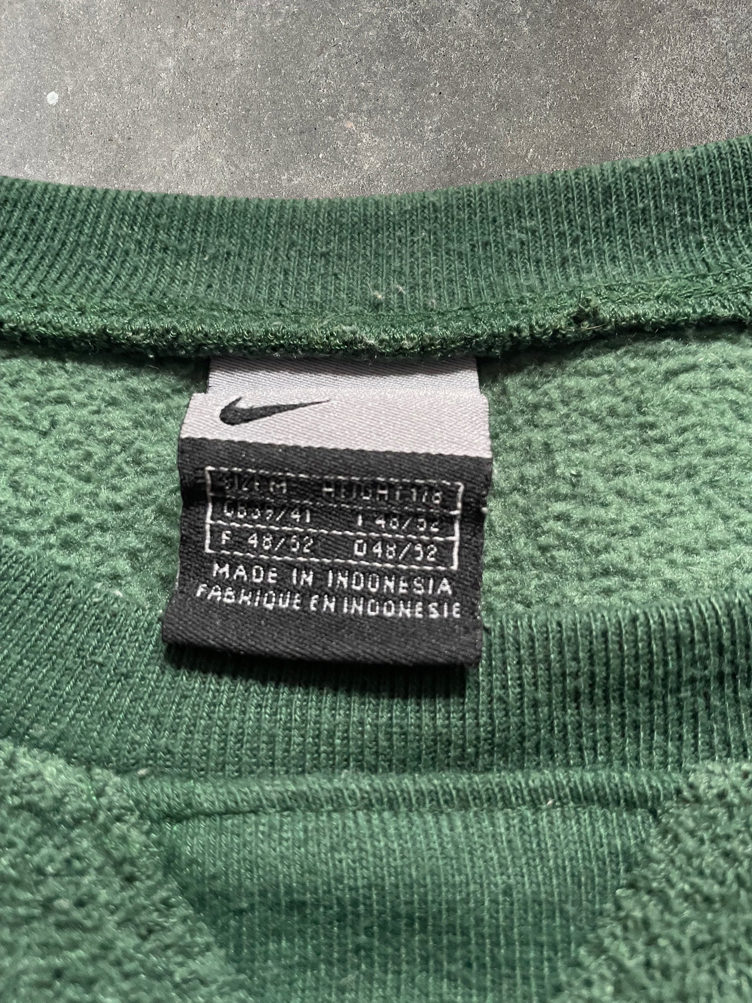 2000's Nike Fleeced Sweatshirt Green (M)