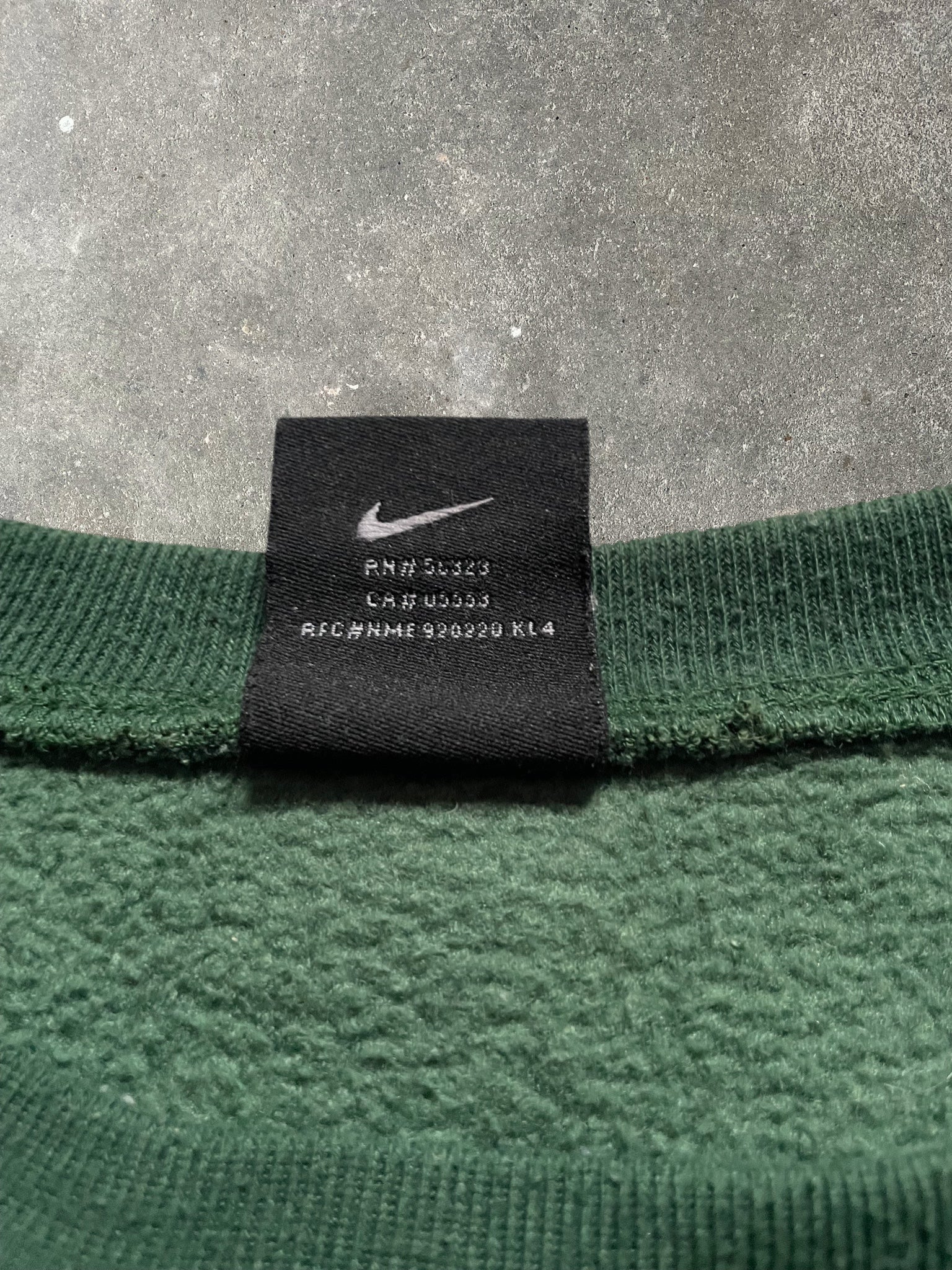 2000's Nike Fleeced Sweatshirt Green (M)