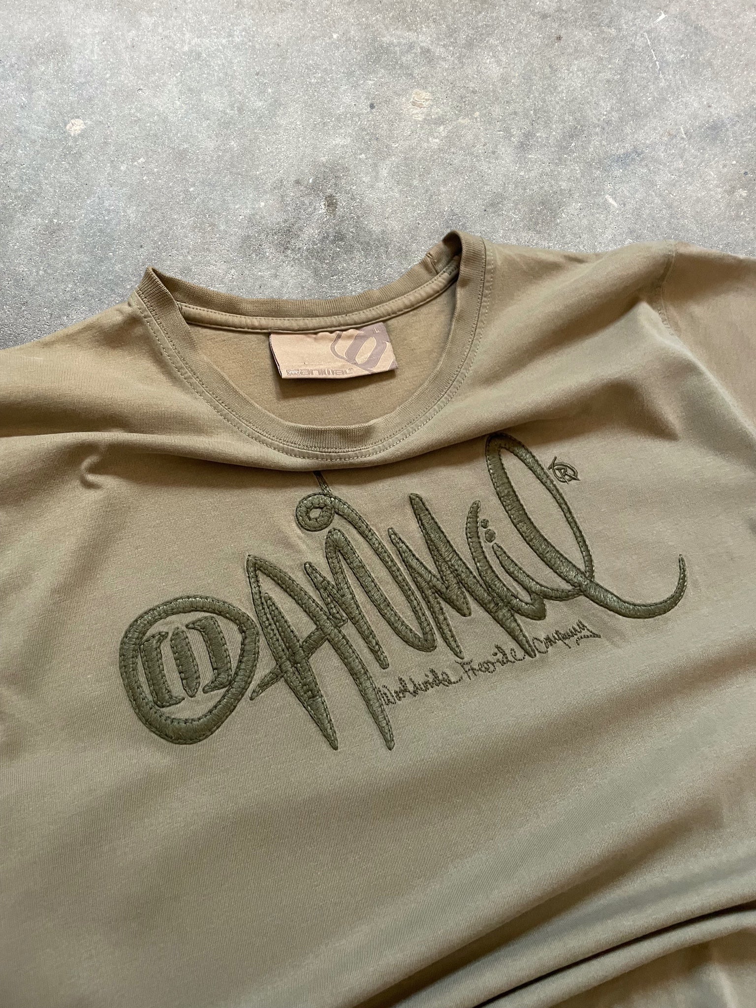 2000's Animal T-shirt Beige (L)