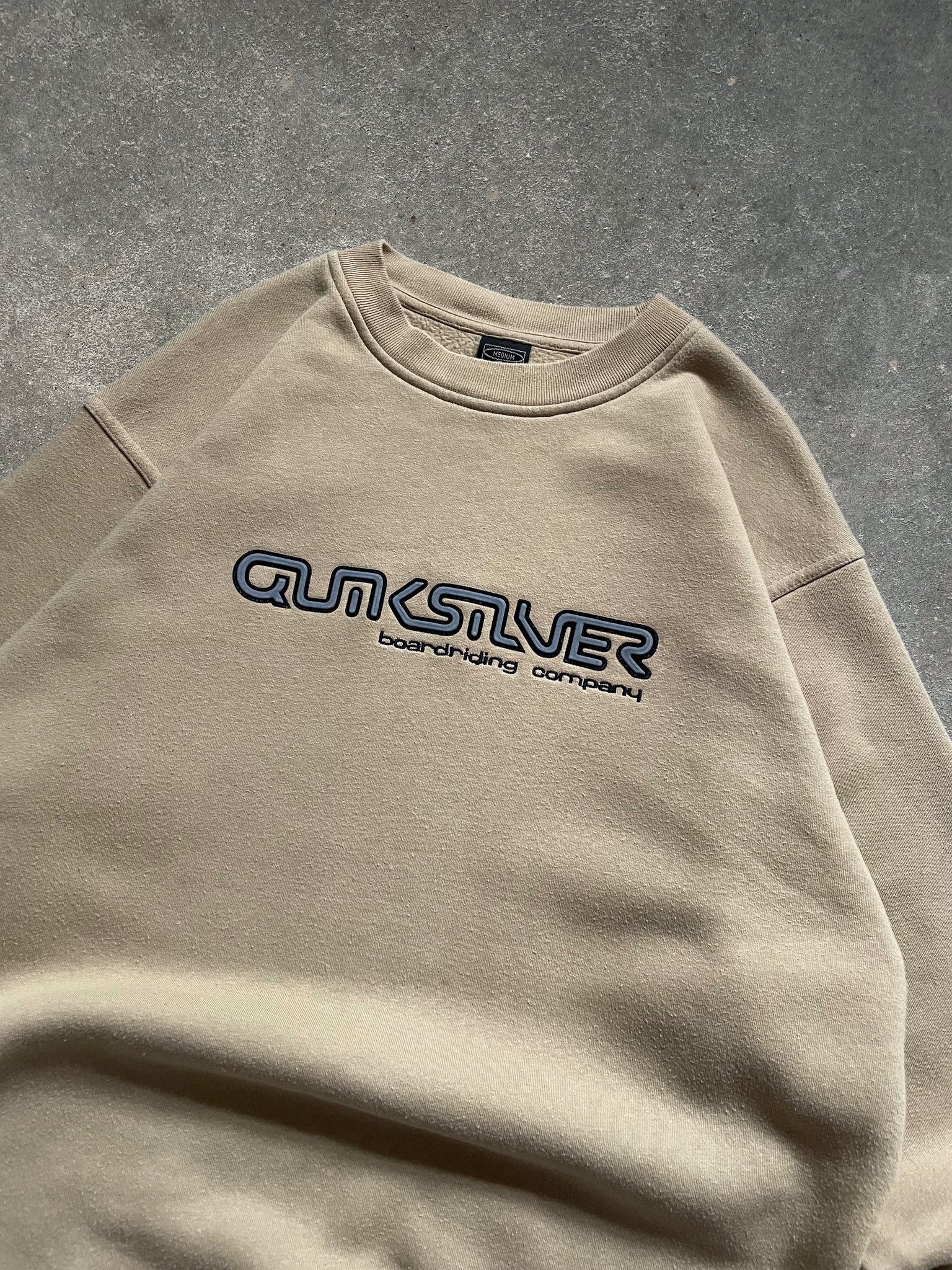 2000's Quiksilver Sweatshirt Beige (M)