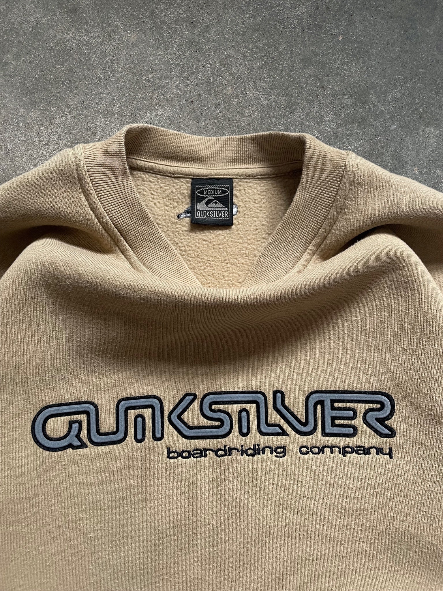 2000's Quiksilver Sweatshirt Beige (M)