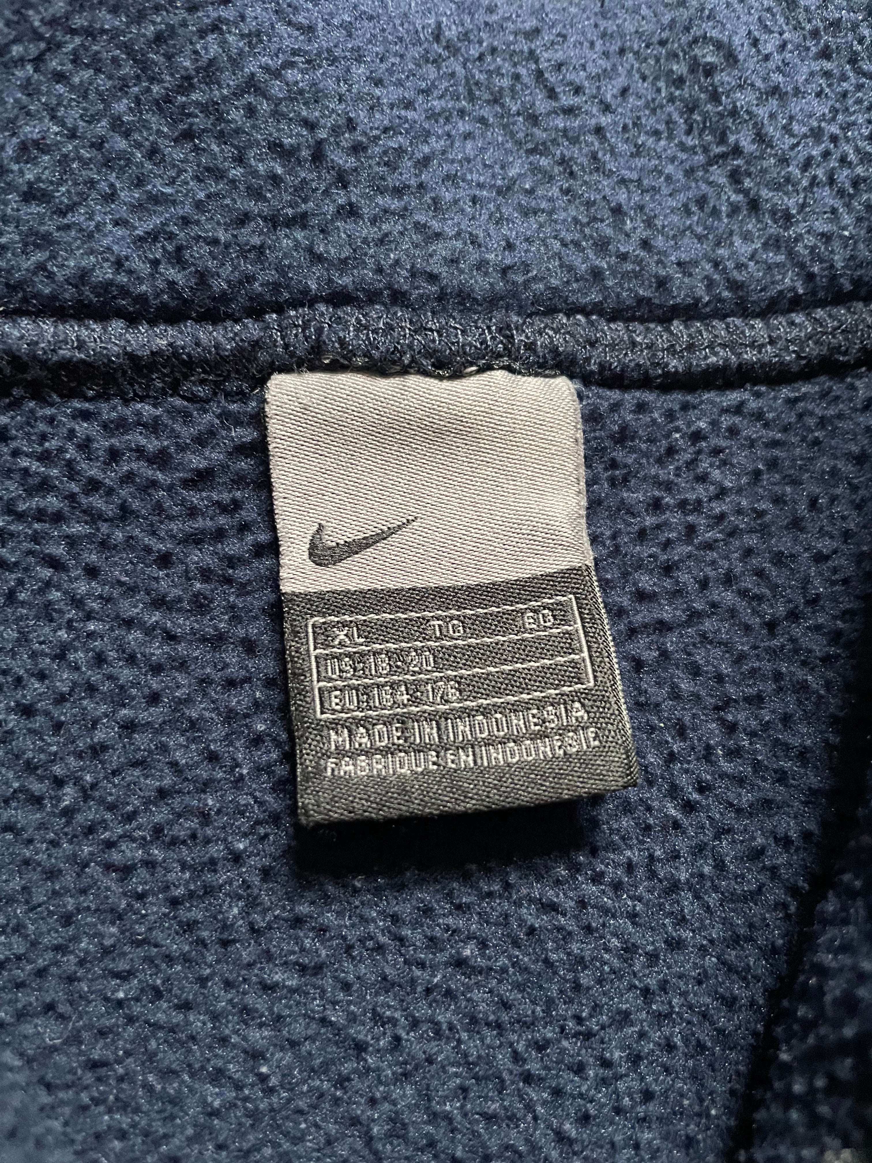 00's Nike 1/4 Zip Fleece Navy (S)