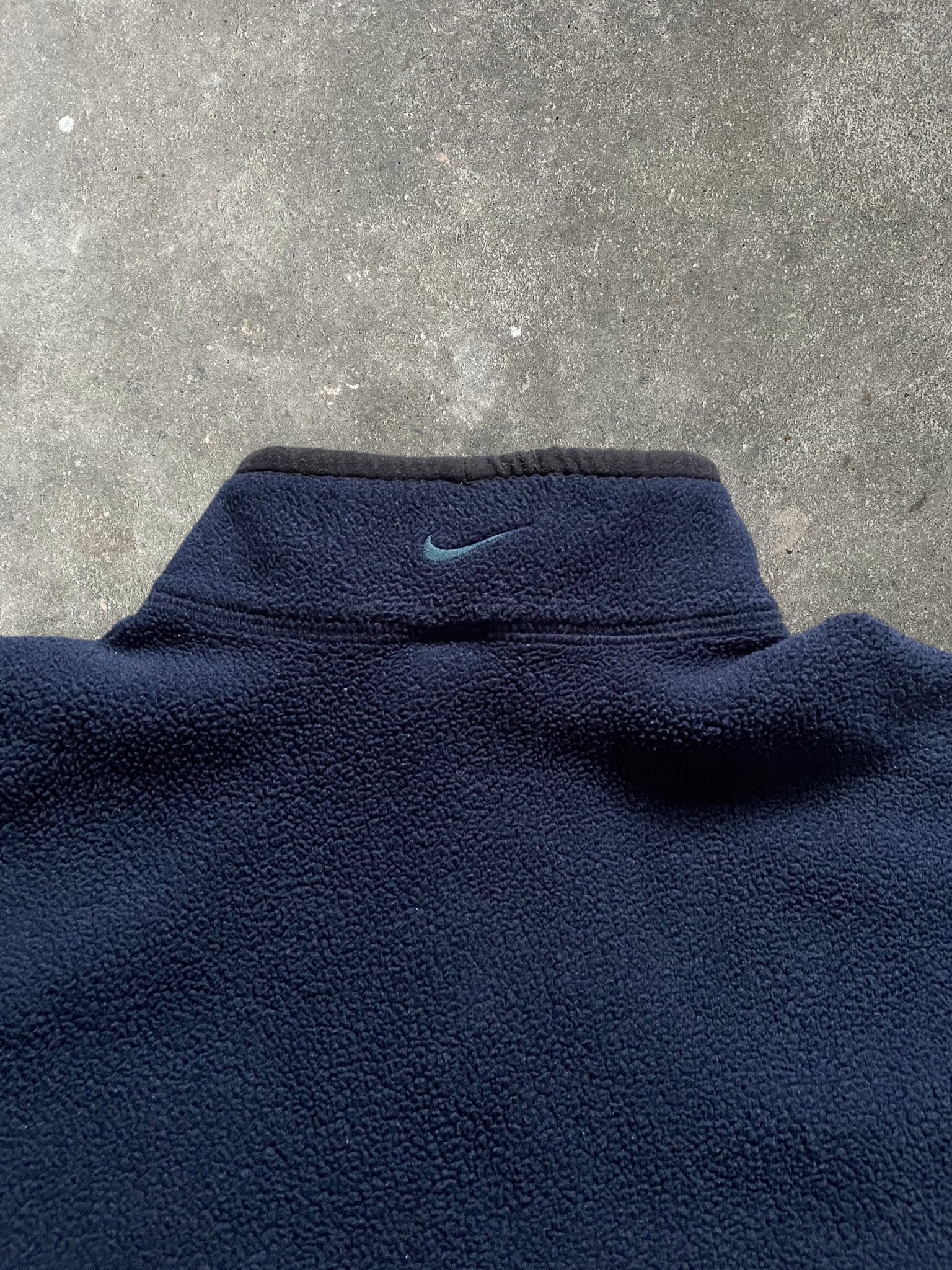 00's Nike 1/4 Zip Fleece Navy (S)