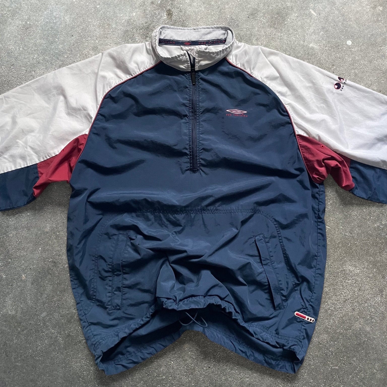 90's Umbro 1/4 Zip Windbreaker Jacket (L/XL)