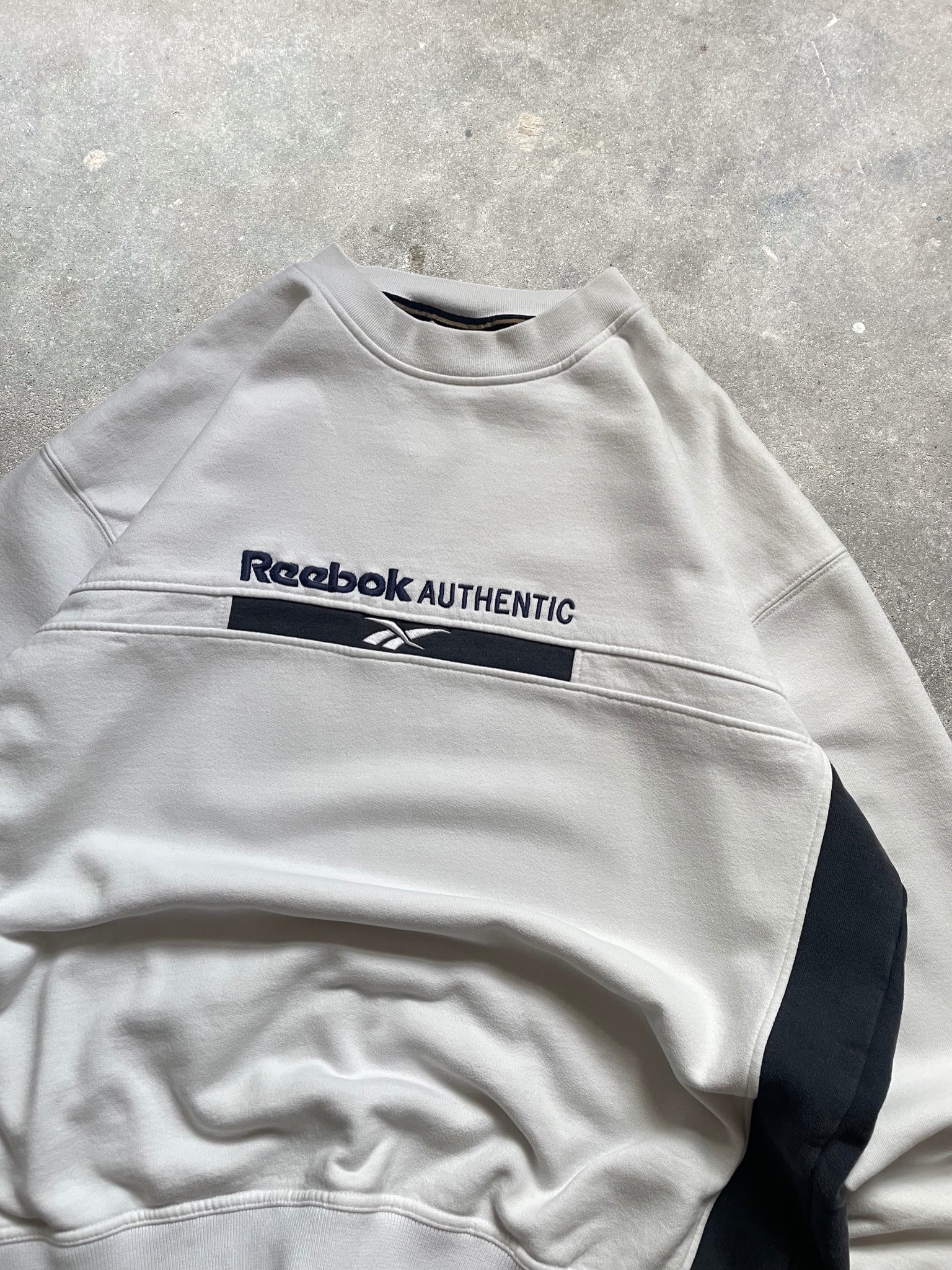 90's Reebok Sweatshirt White (L)