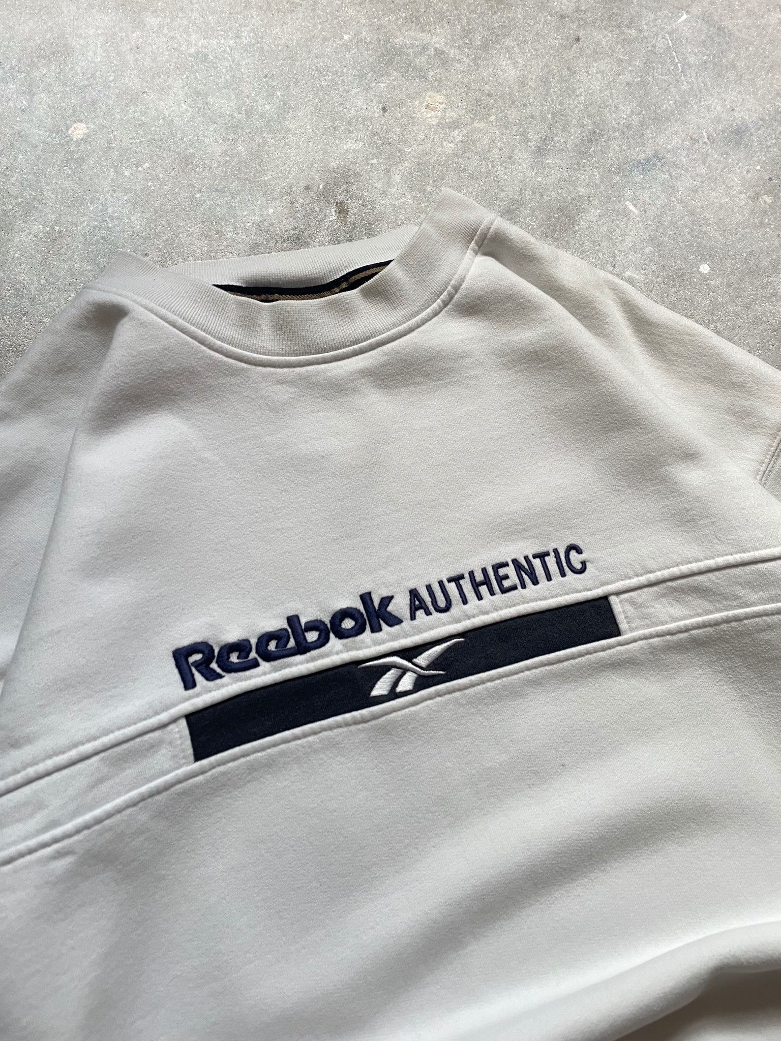 90's Reebok Sweatshirt White (L)