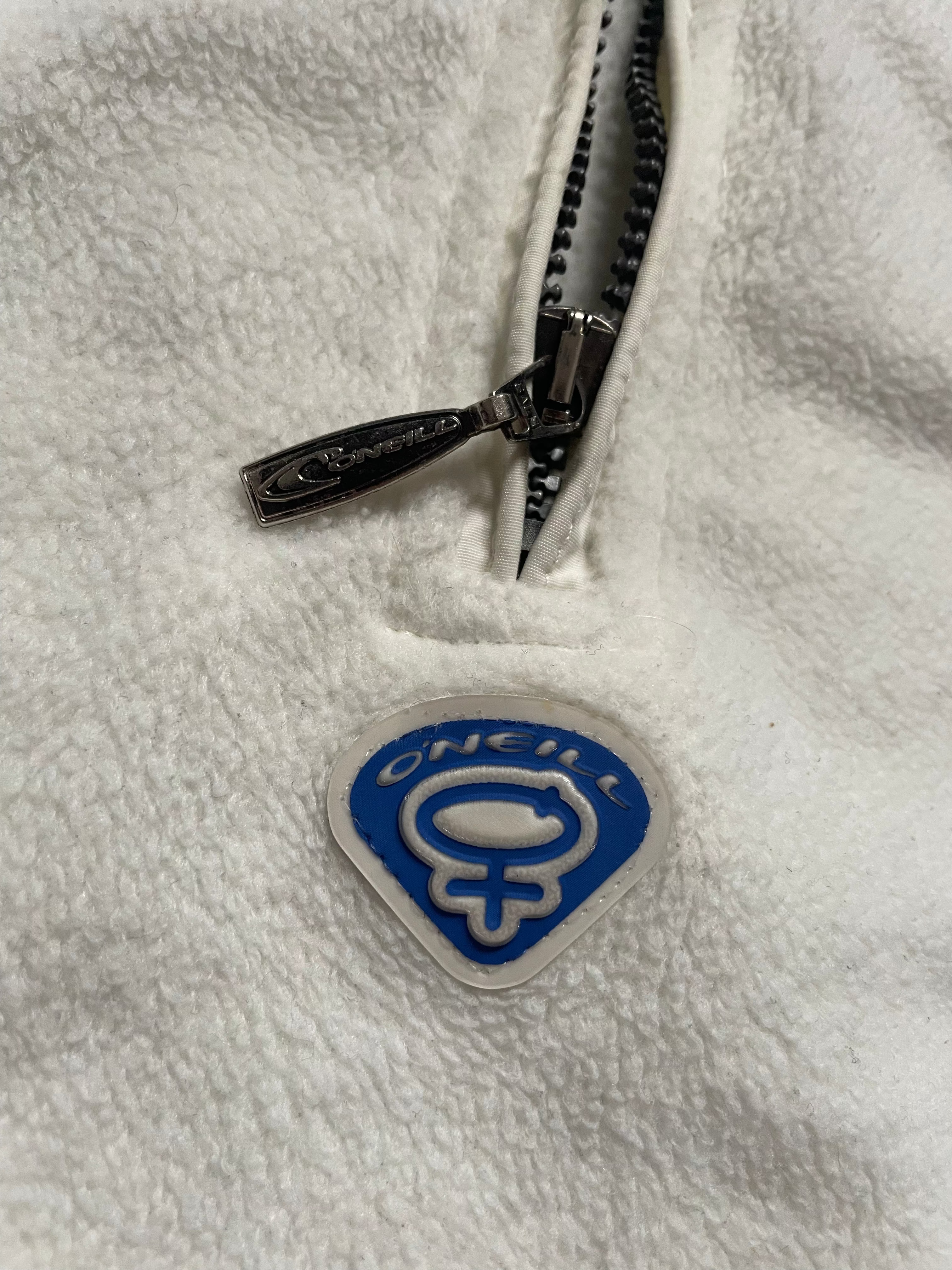 O'Neill Boardbabes 1/4 Zip Fleece Cream/Navy (M)