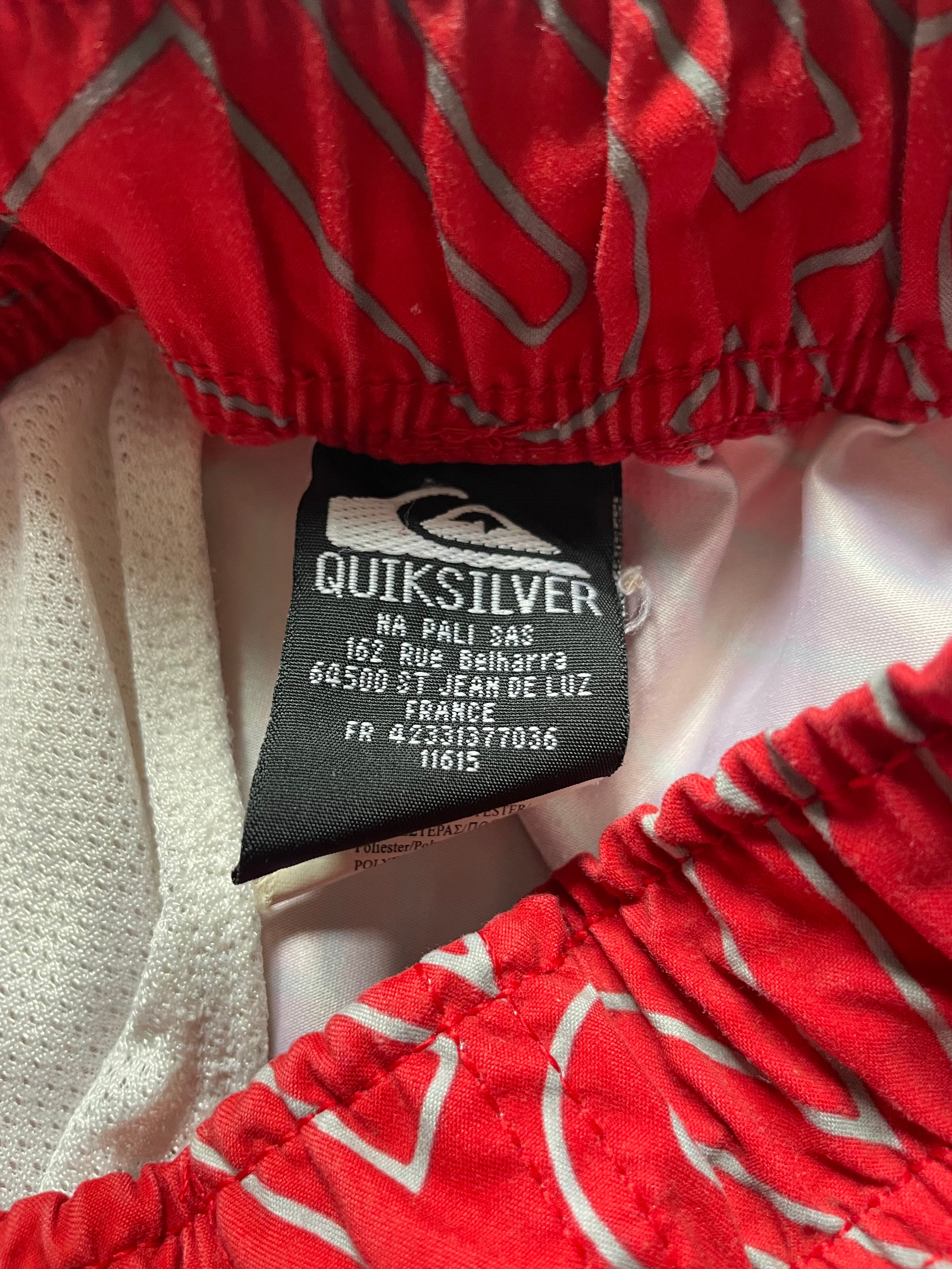 2000's Quiksilver Boardshorts Red (32/34)