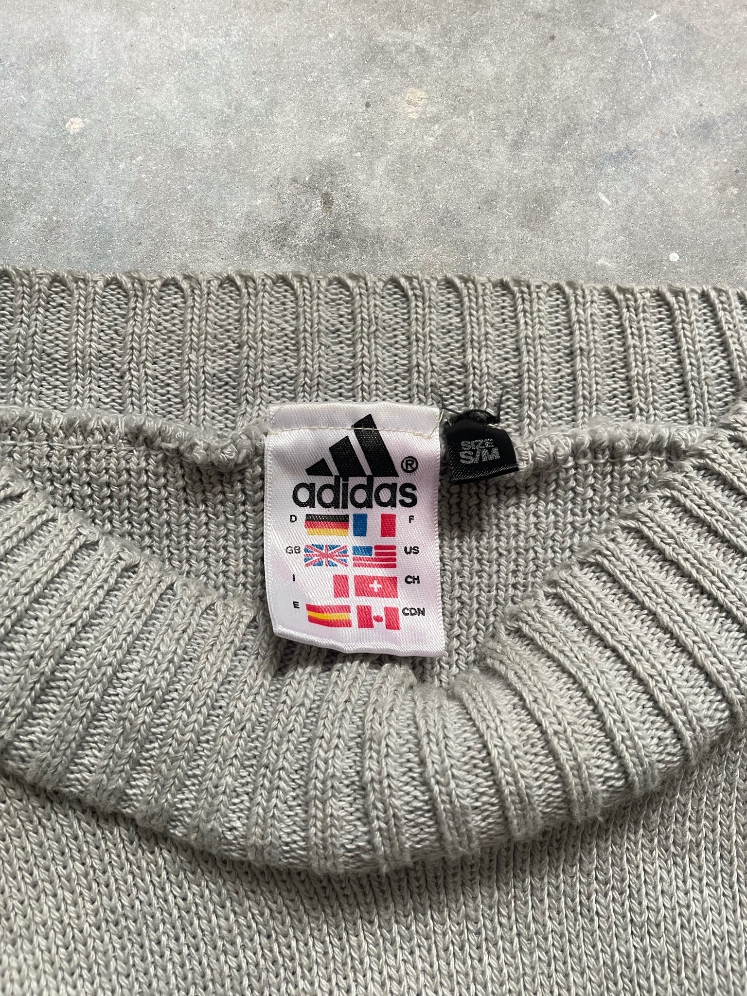 90's Adidas Knit Jumper (S/M)