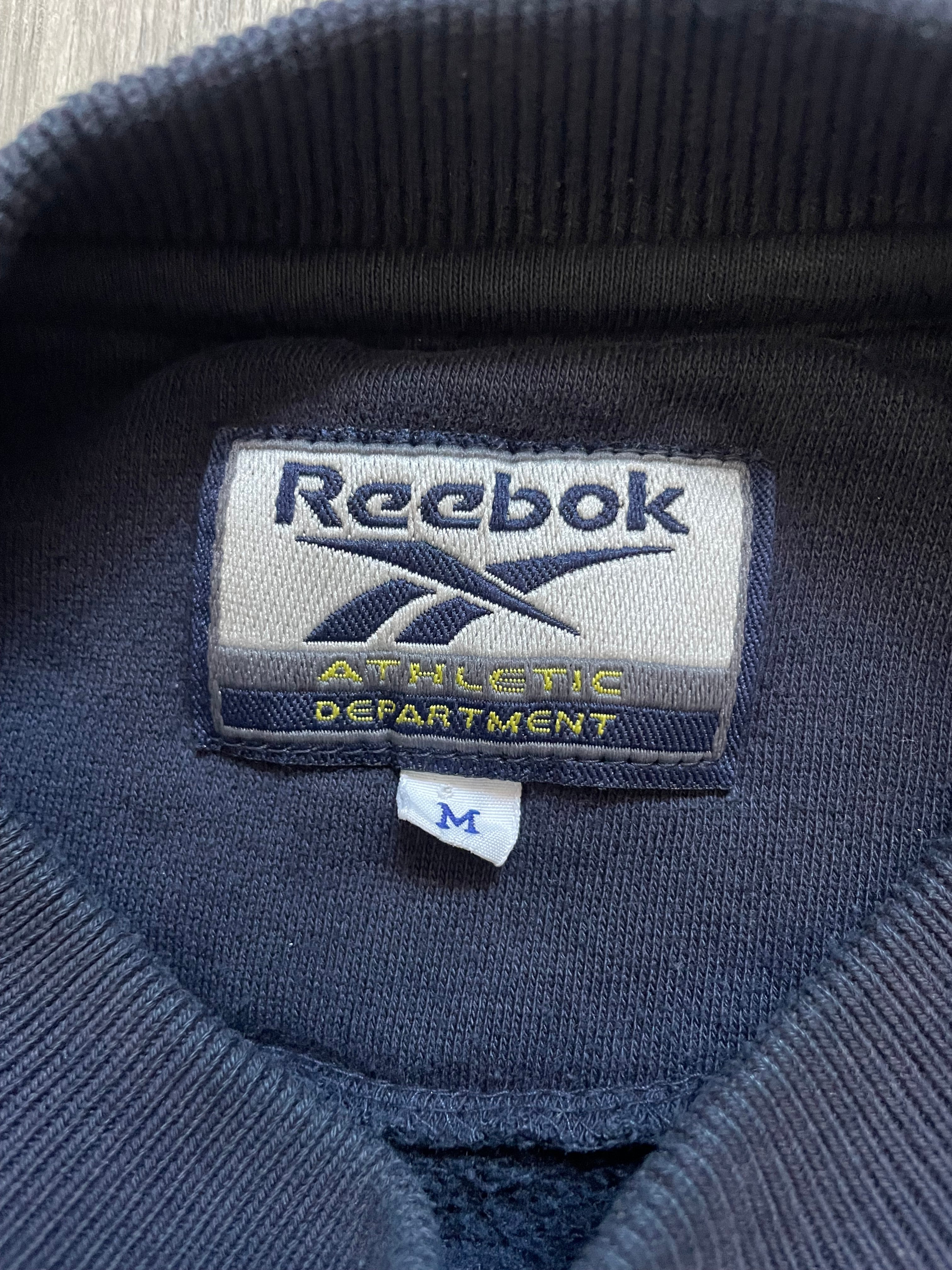 90's Reebok Sweatshirt Grey/Navy (M)