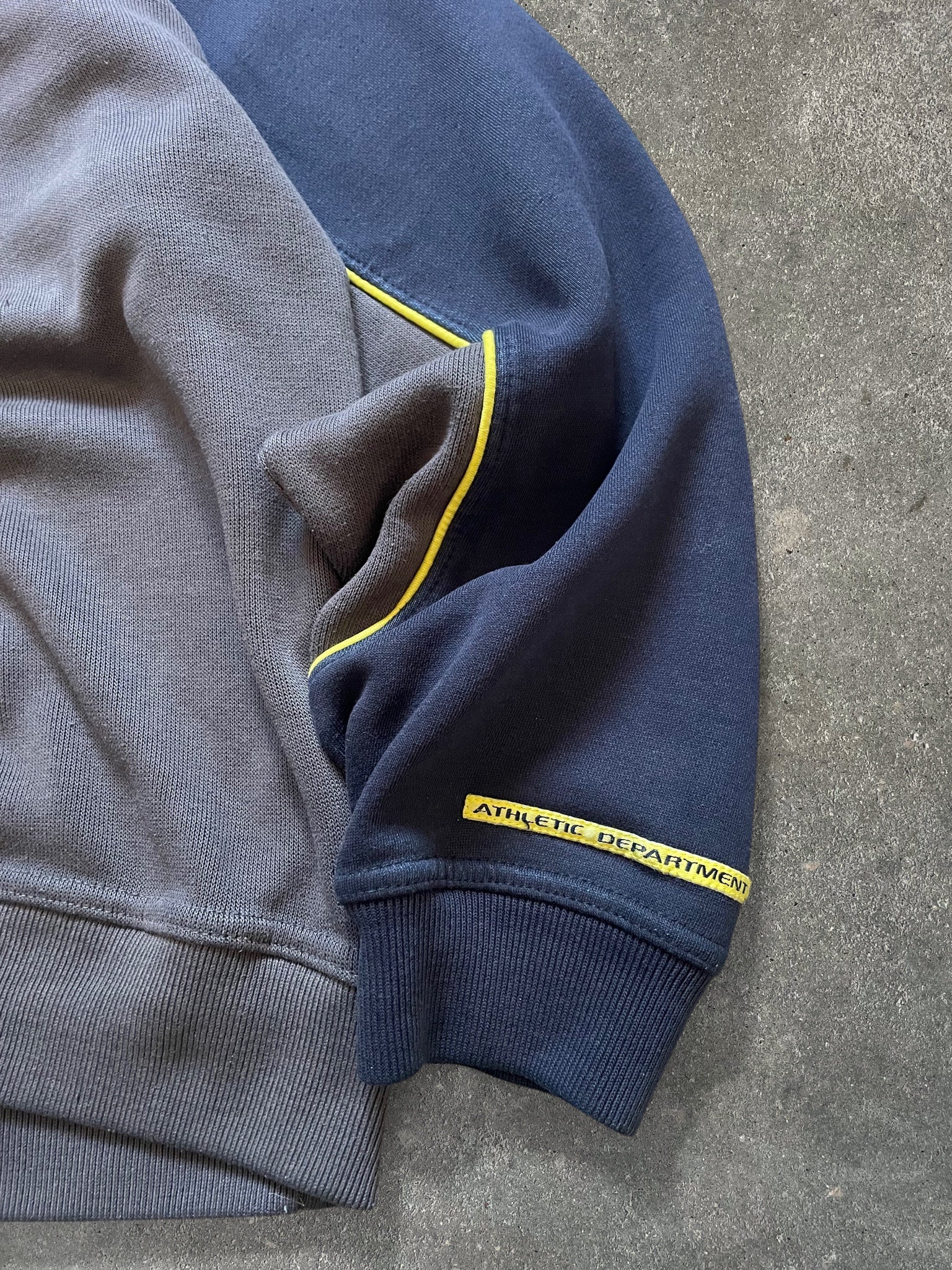 90's Reebok Sweatshirt Grey/Navy (M)