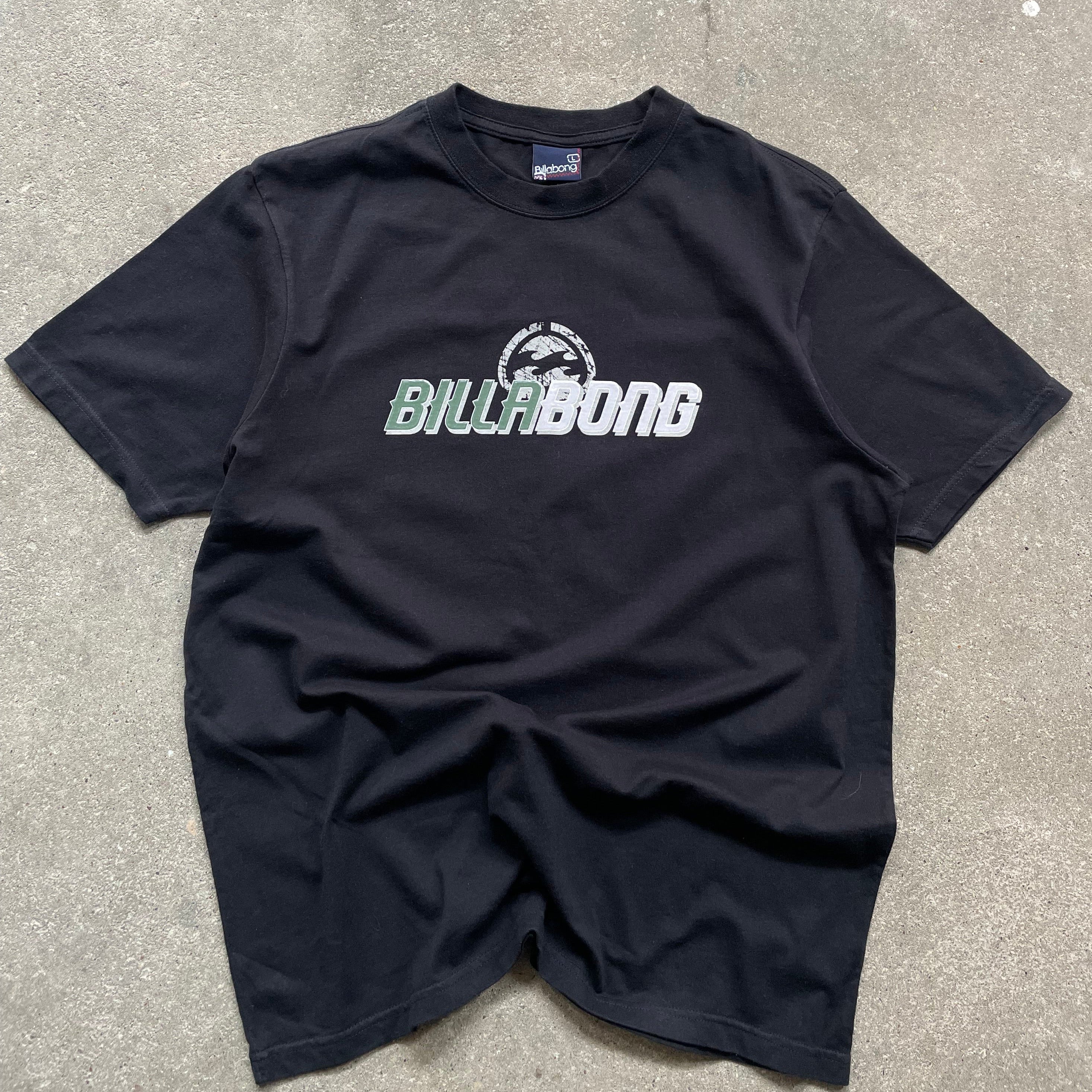 2000's Billabong Graphic Tee Black (L)