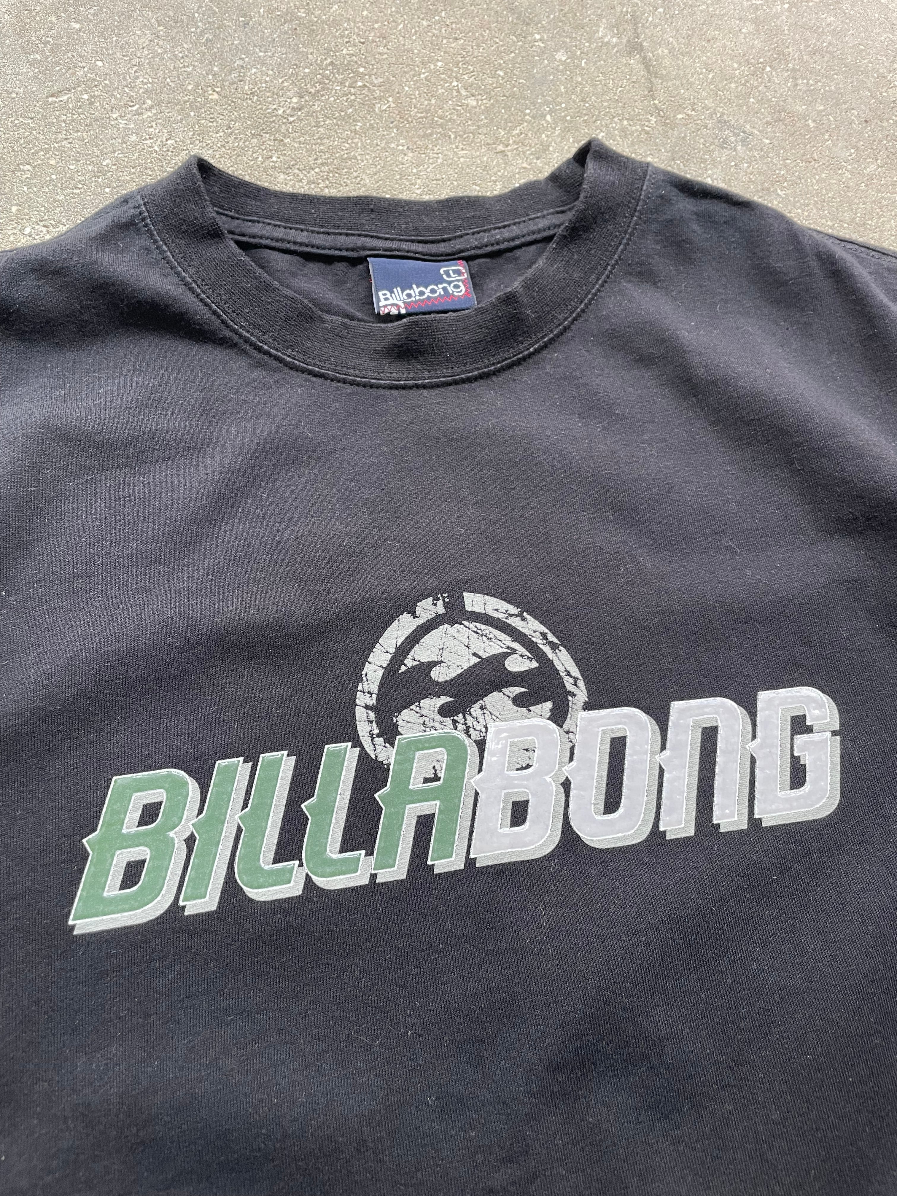 2000's Billabong Graphic Tee Black (L)