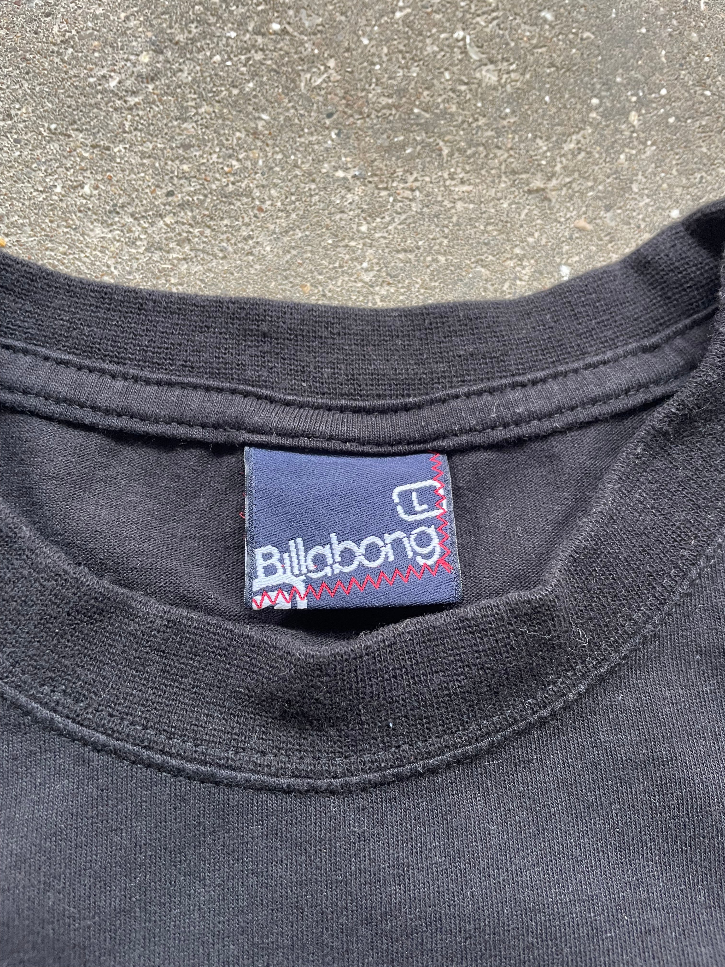 2000's Billabong Graphic Tee Black (L)
