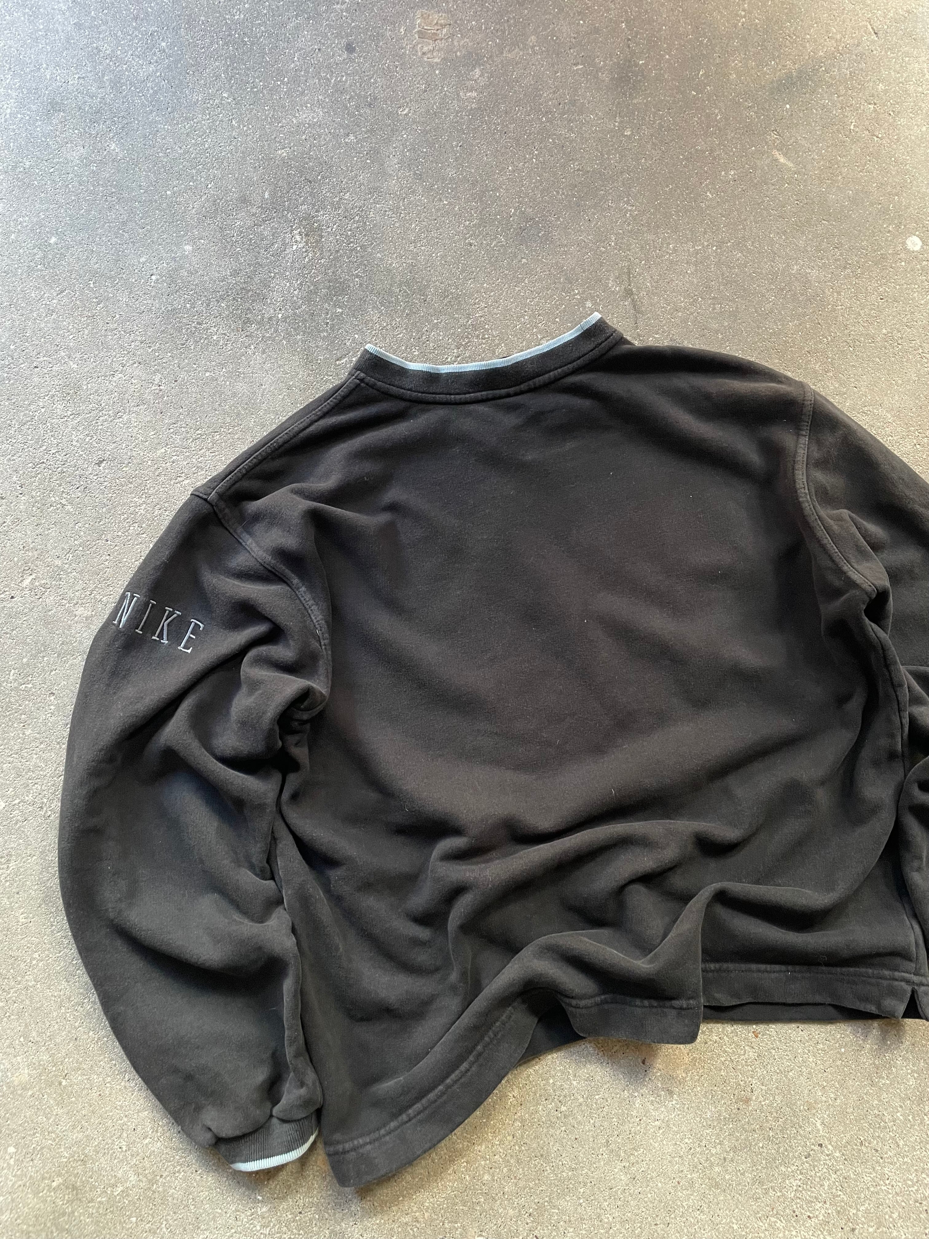 90's Nike V-Neck Sweatshirt (L)