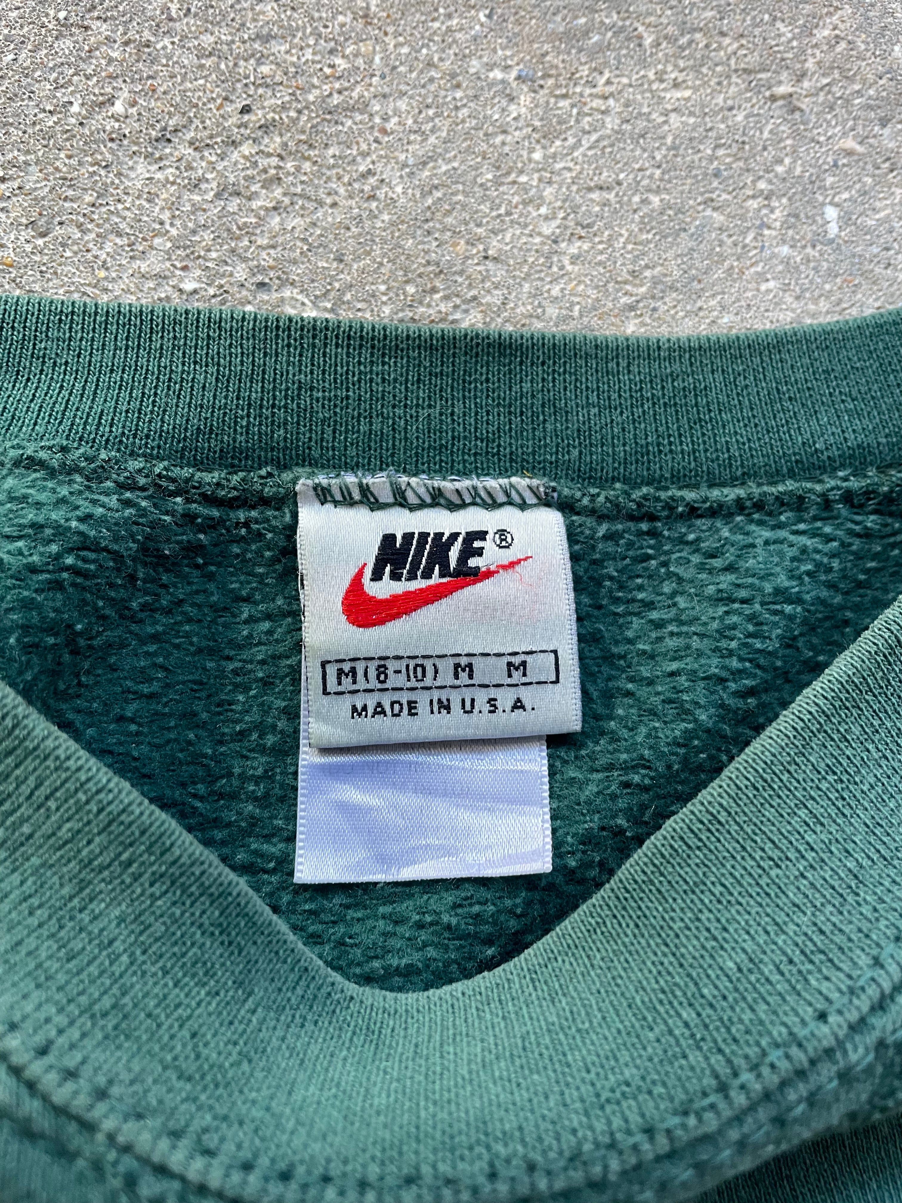 90's Nike Sweatshirt Green (M)