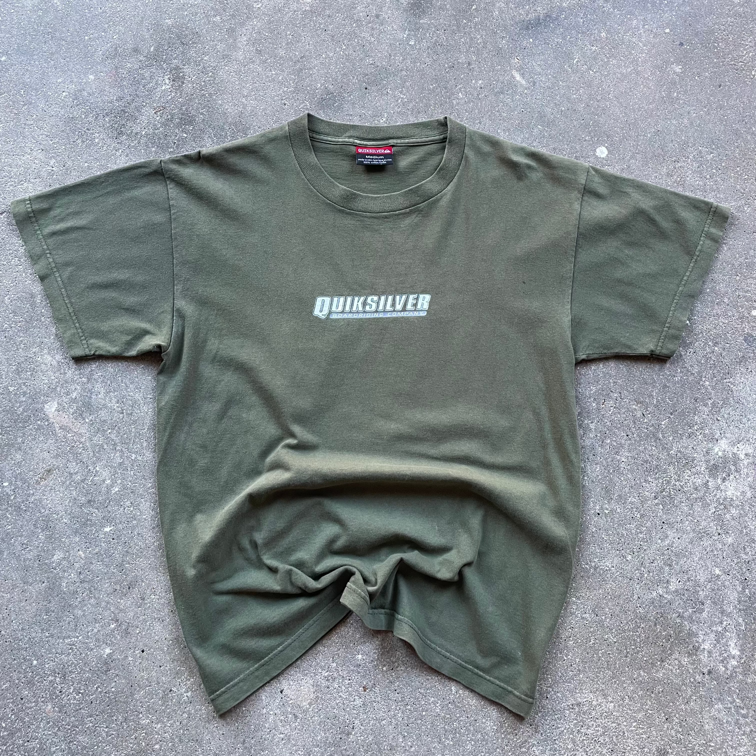 2000's Quiksilver Tee Khaki (M)