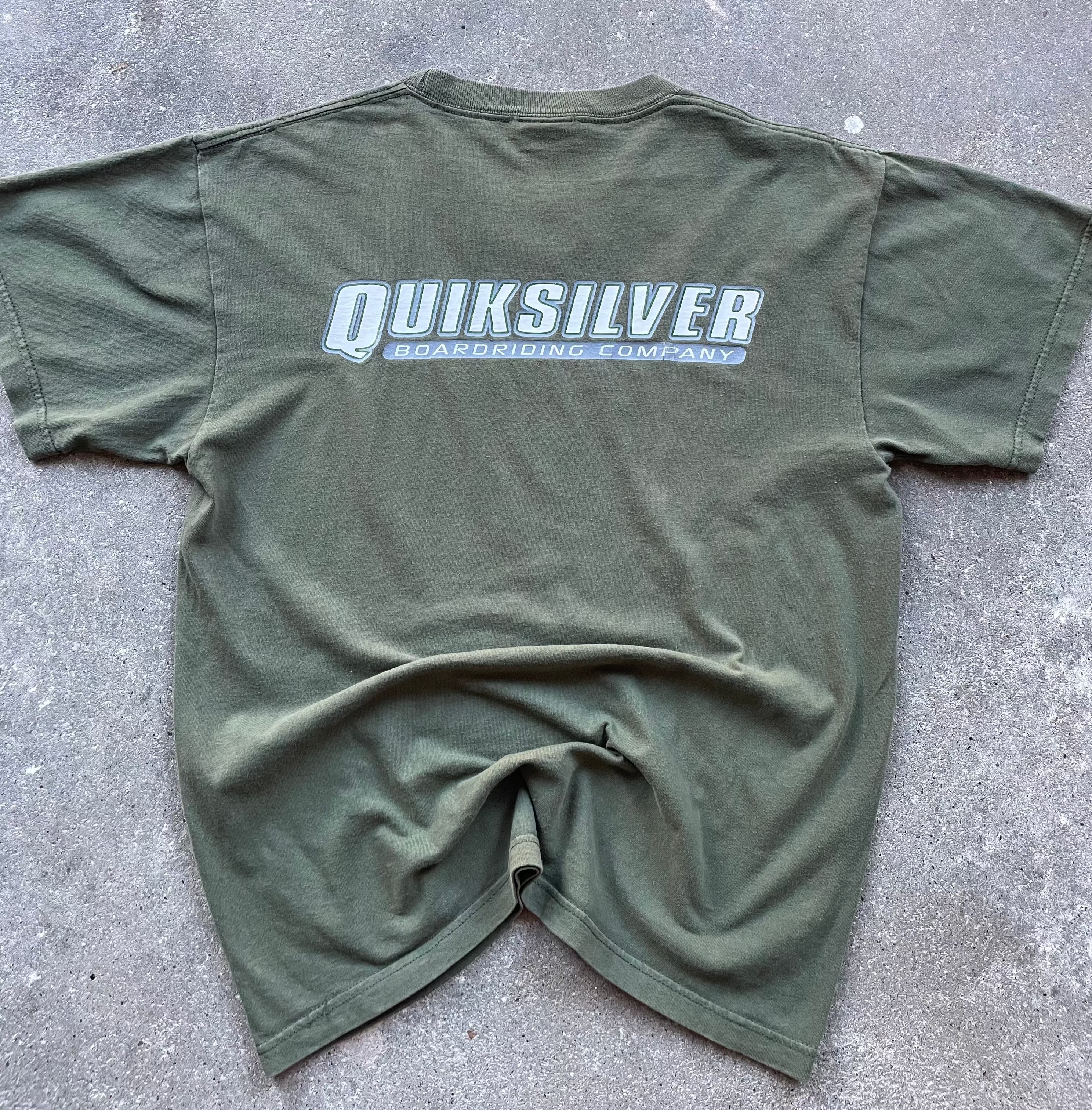2000's Quiksilver Tee Khaki (M)