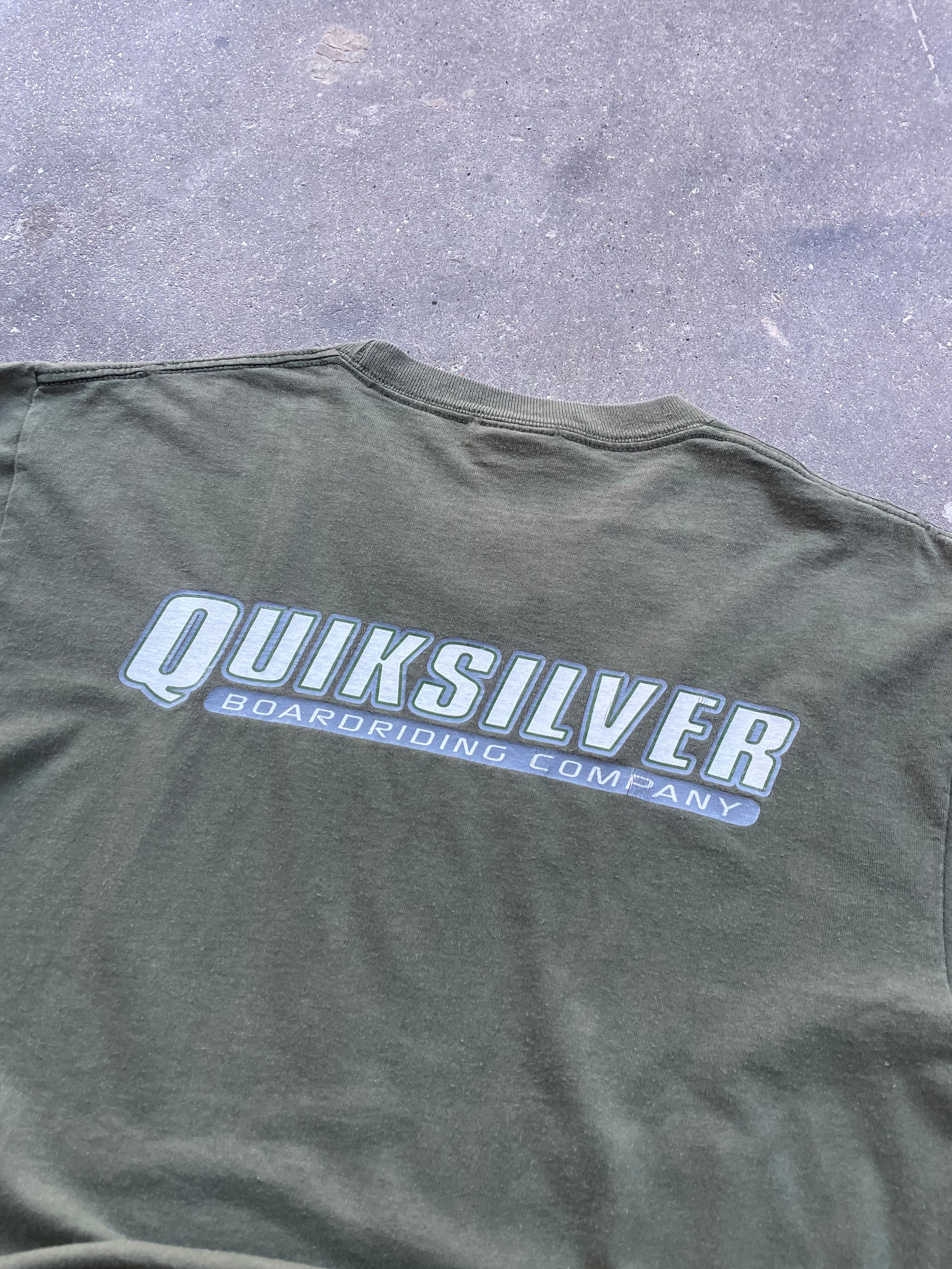 2000's Quiksilver Tee Khaki (M)