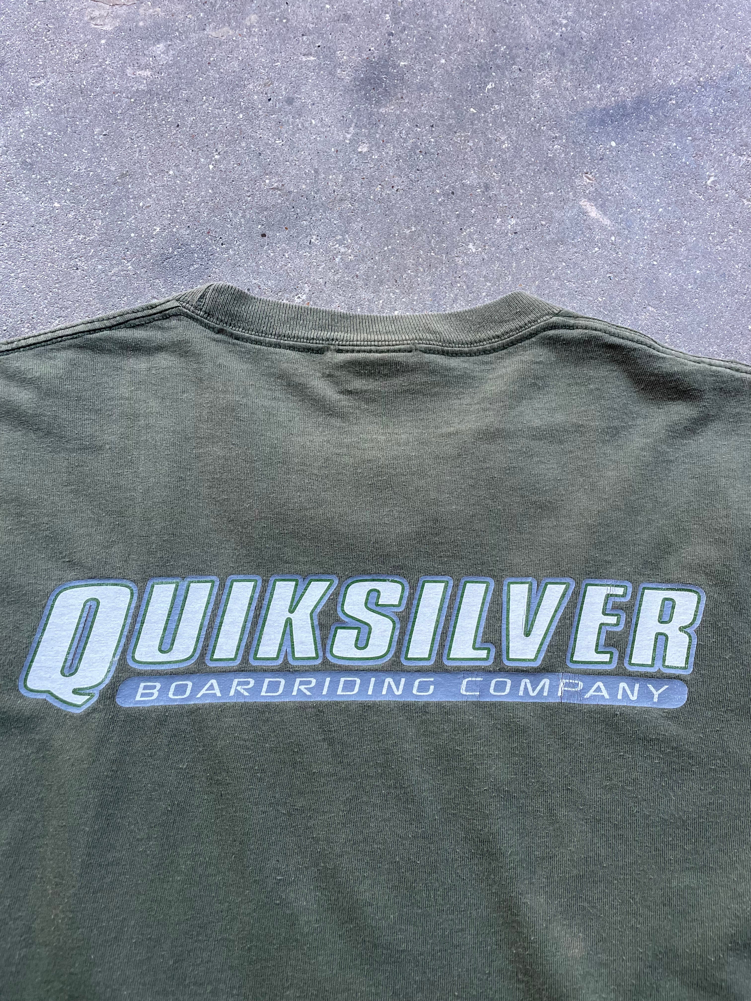 2000's Quiksilver Tee Khaki (M)
