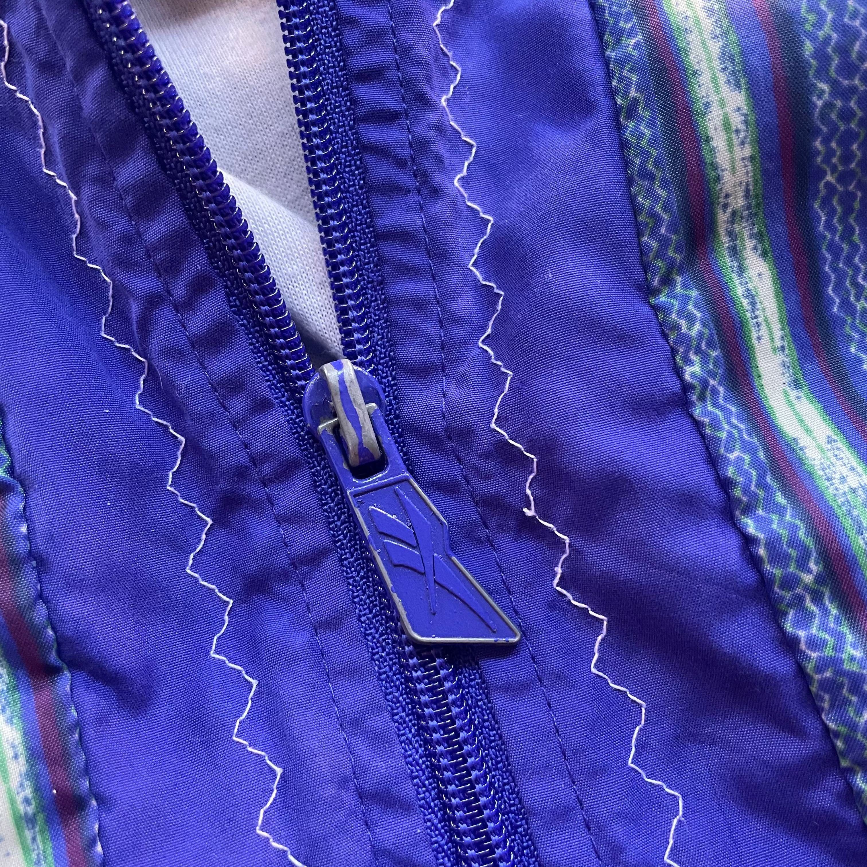90's Reebok Windbreaker Jacket Purple (M)