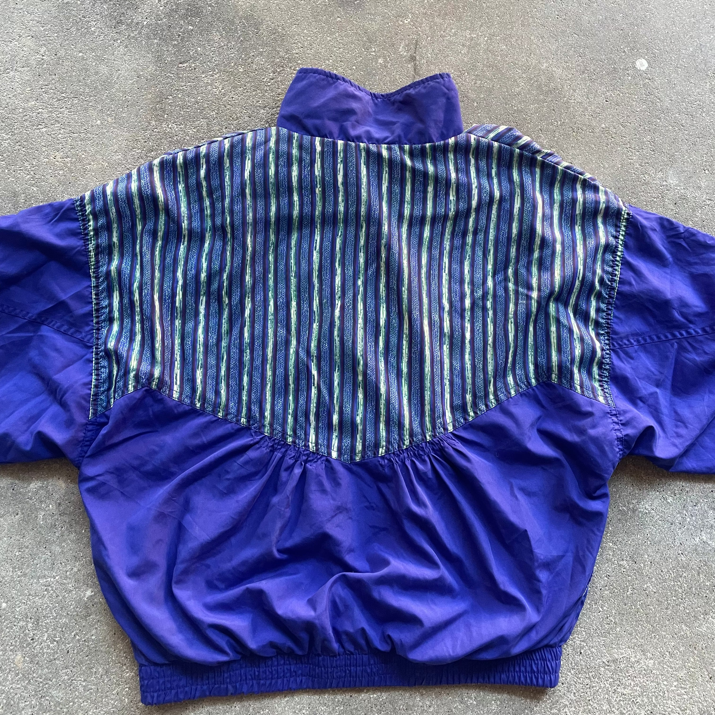 90's Reebok Windbreaker Jacket Purple (M)
