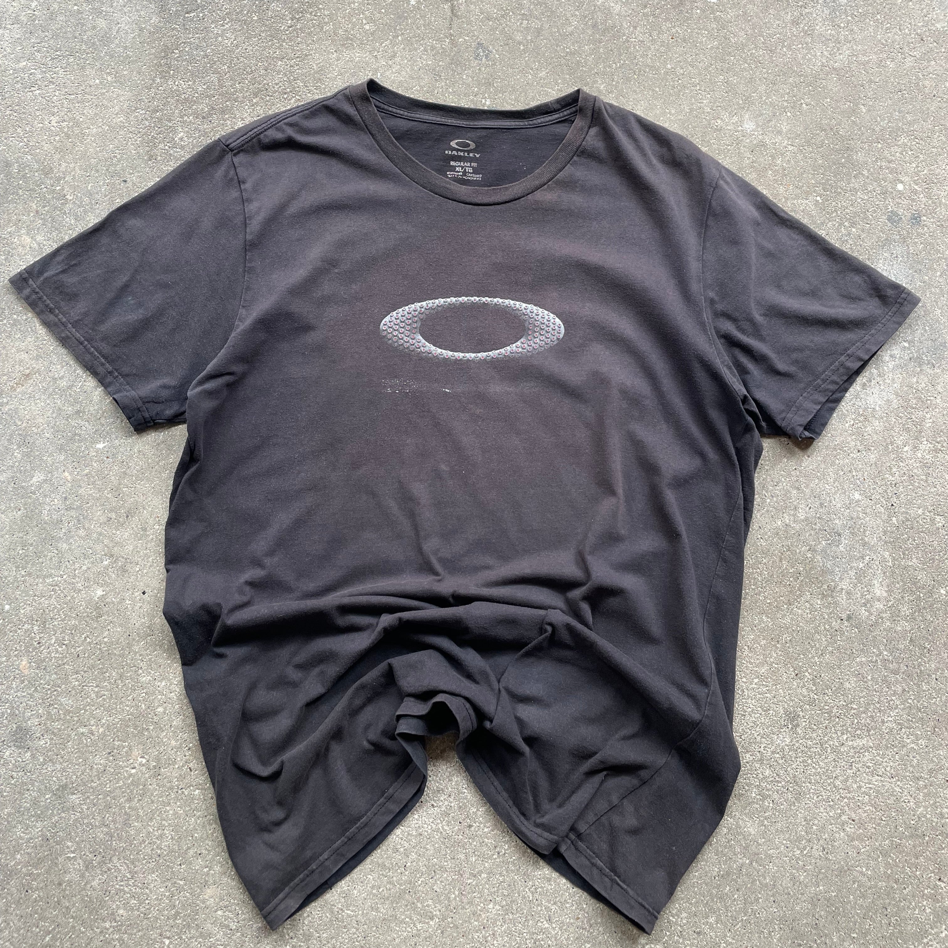 2000's Oakley Tee Faded Black (XL)