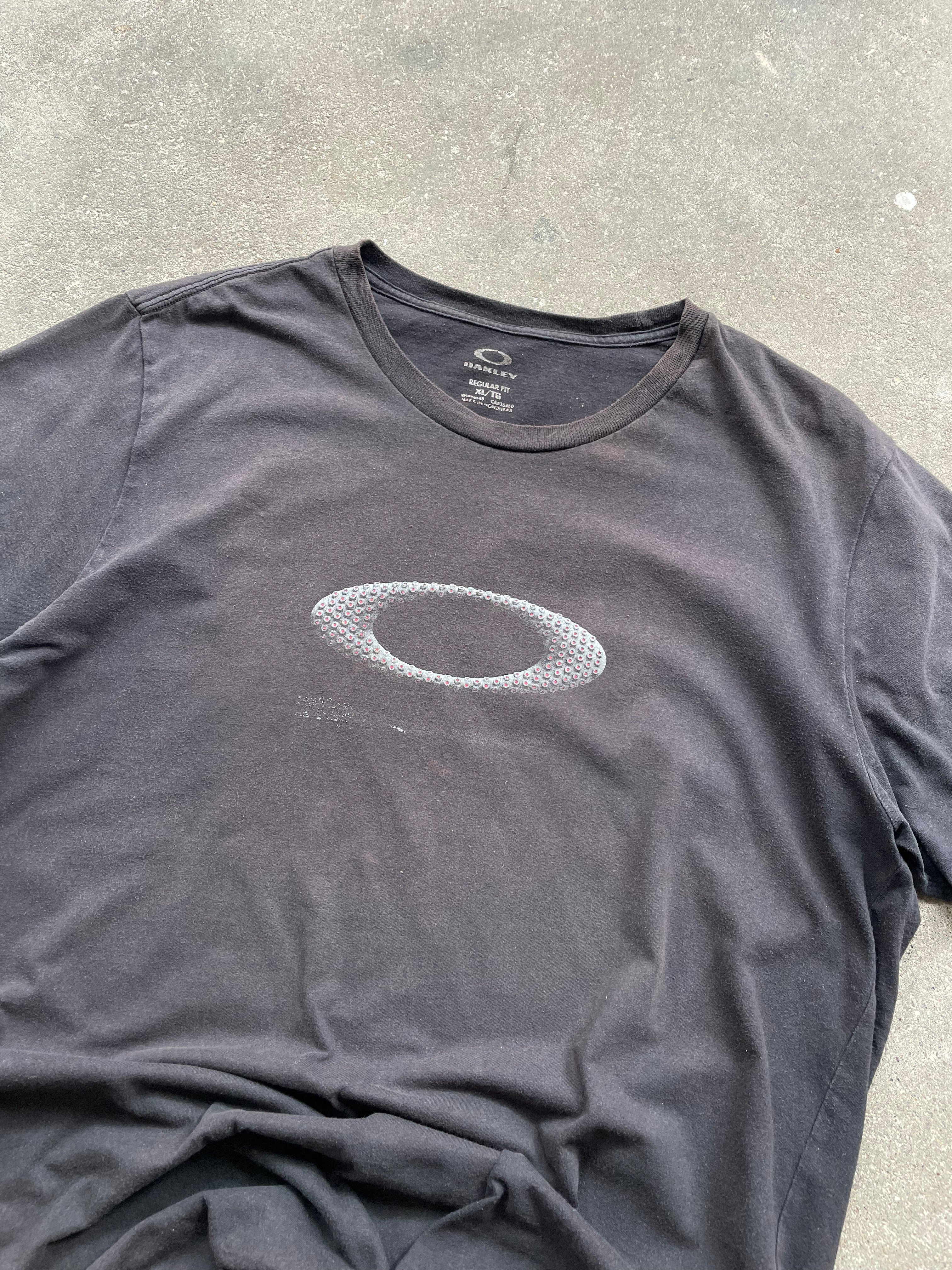 2000's Oakley Tee Faded Black (XL)
