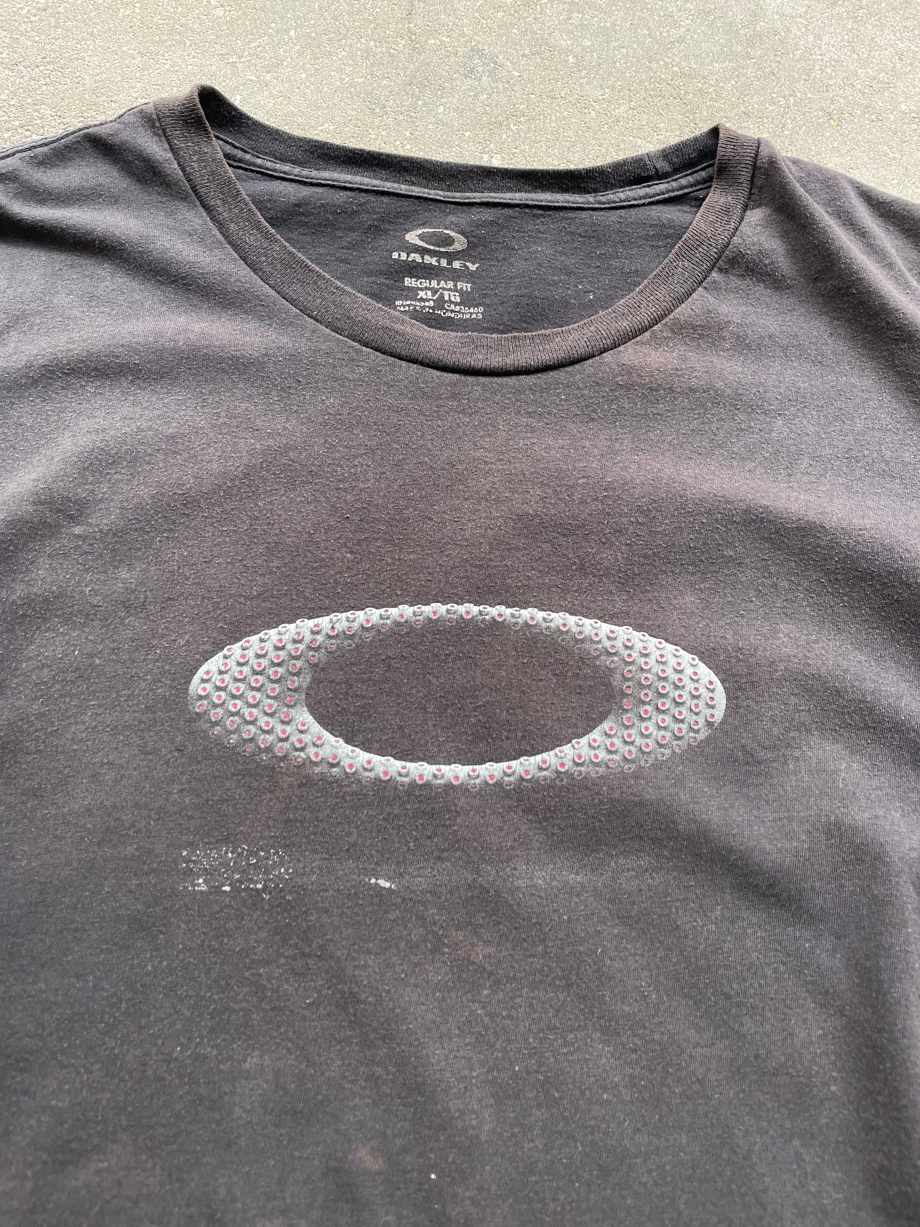 2000's Oakley Tee Faded Black (XL)