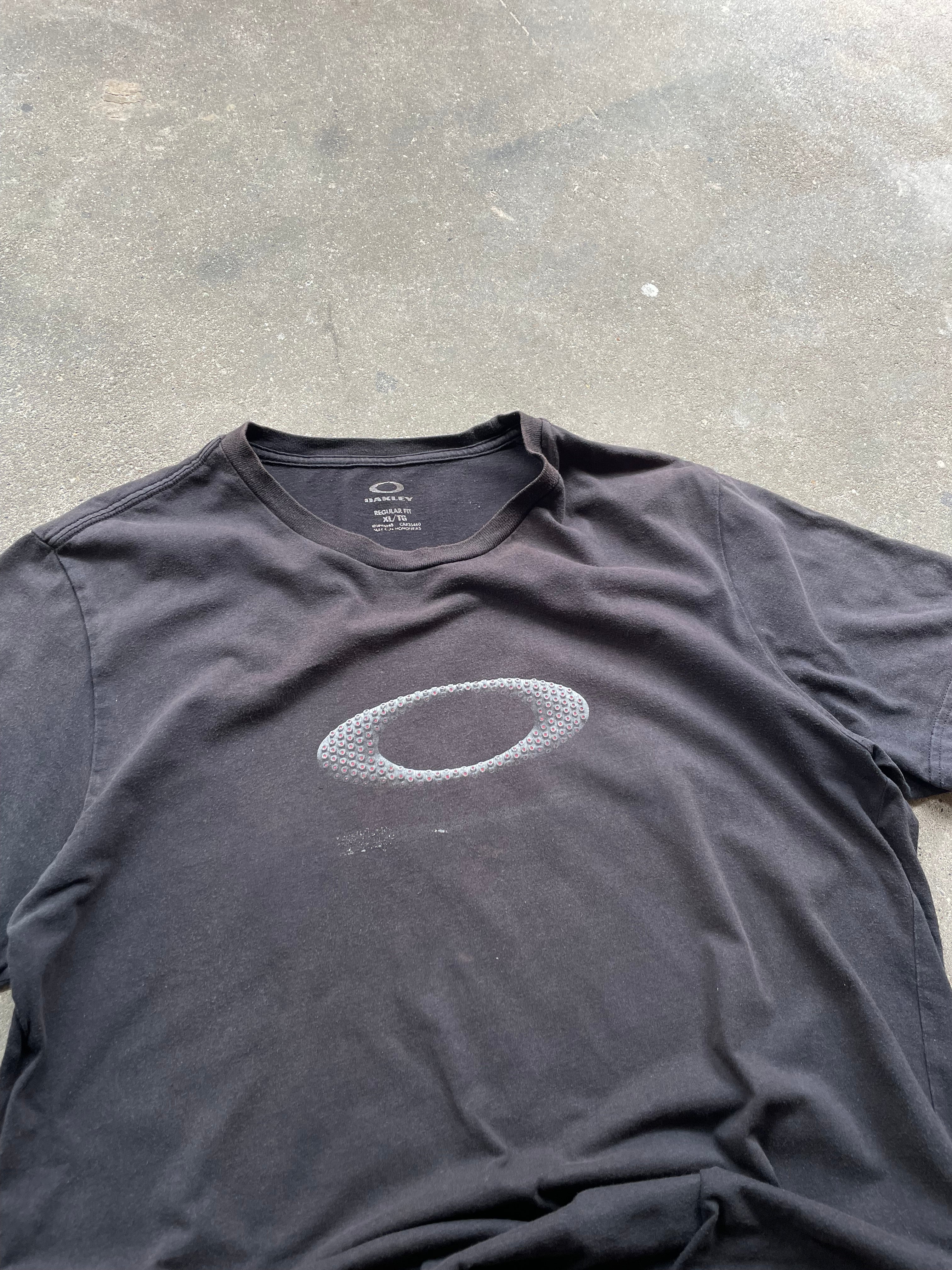 2000's Oakley Tee Faded Black (XL)