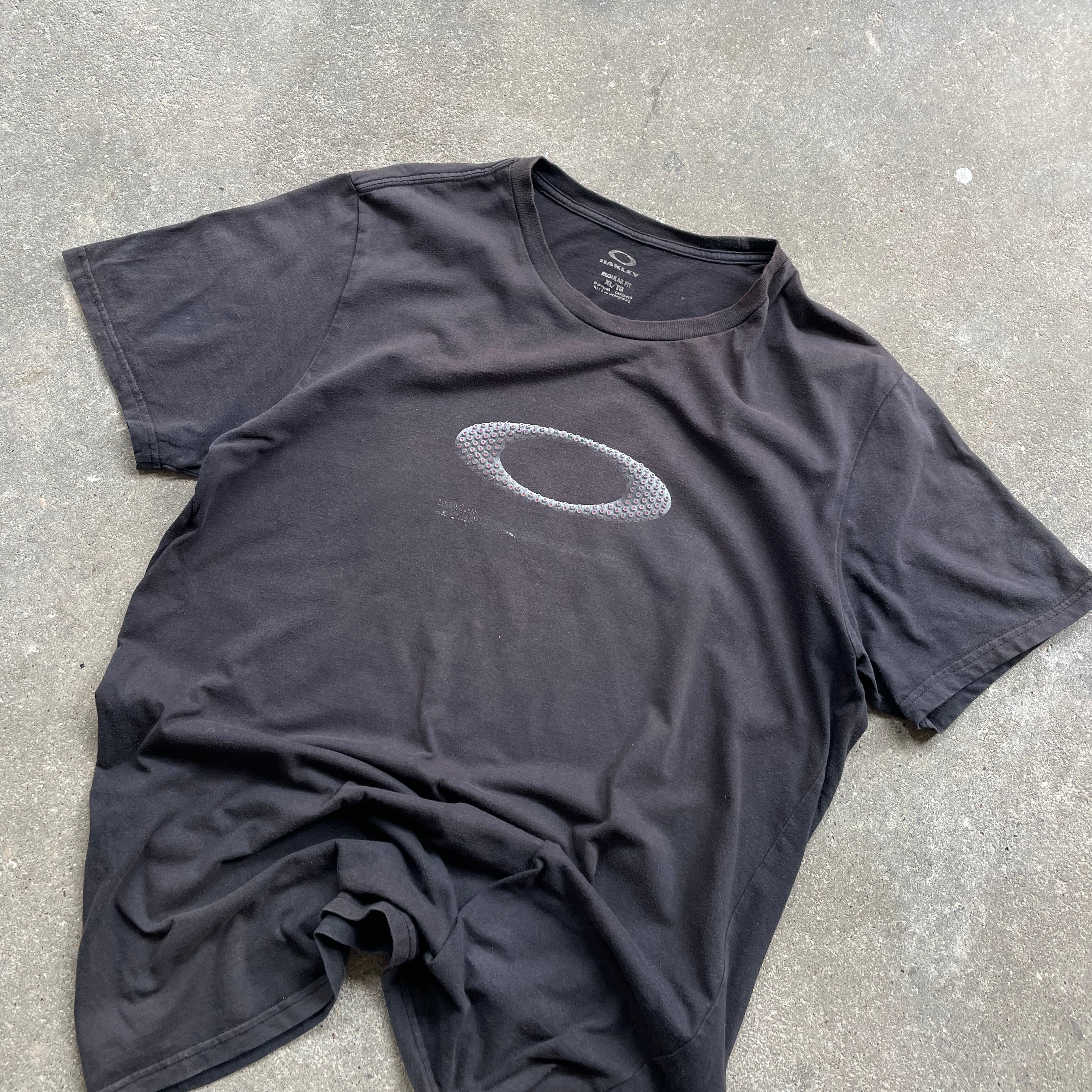 2000's Oakley Tee Faded Black (XL)