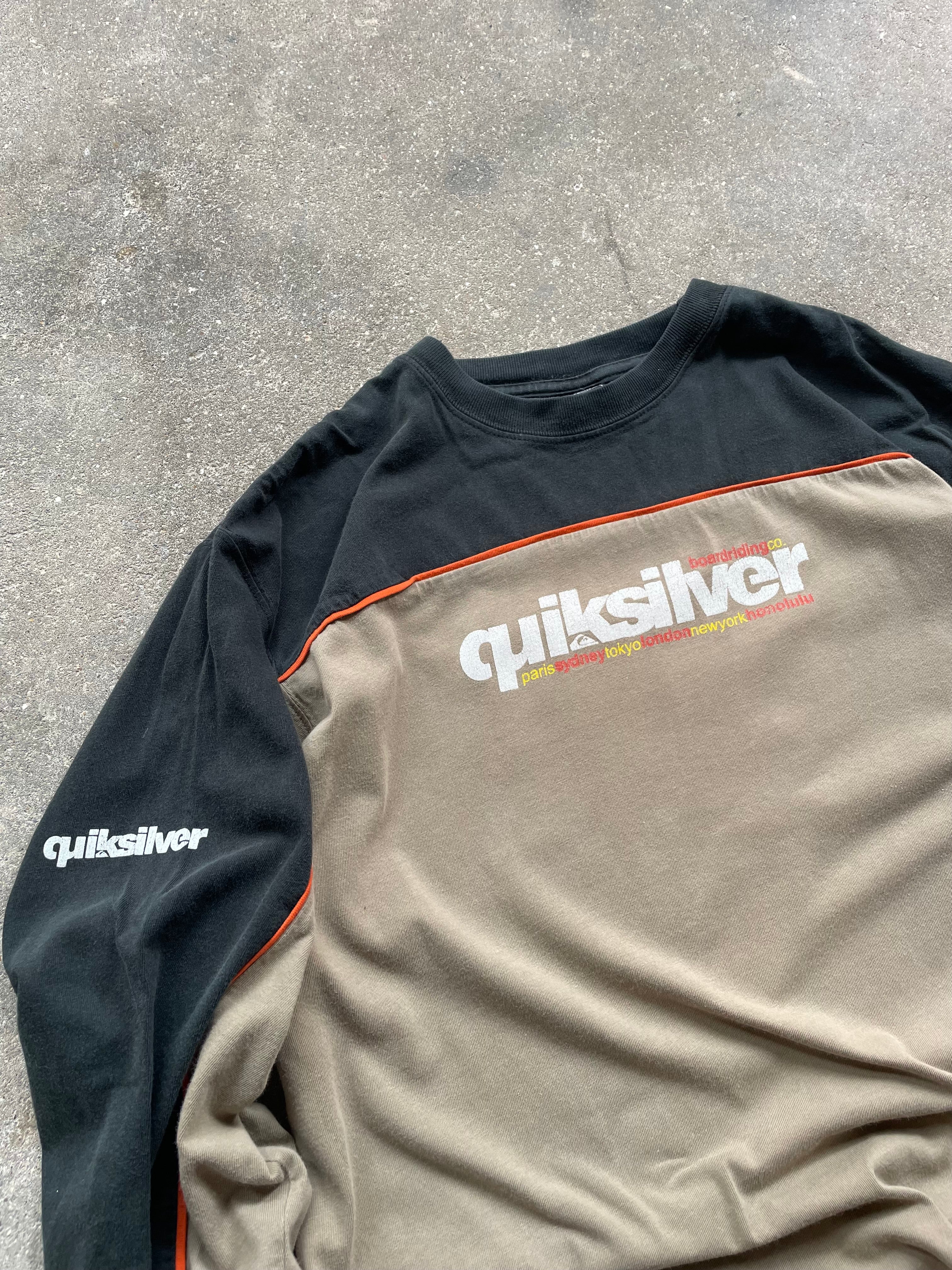 2000's Quiksilver Long Sleeve Tee (M)