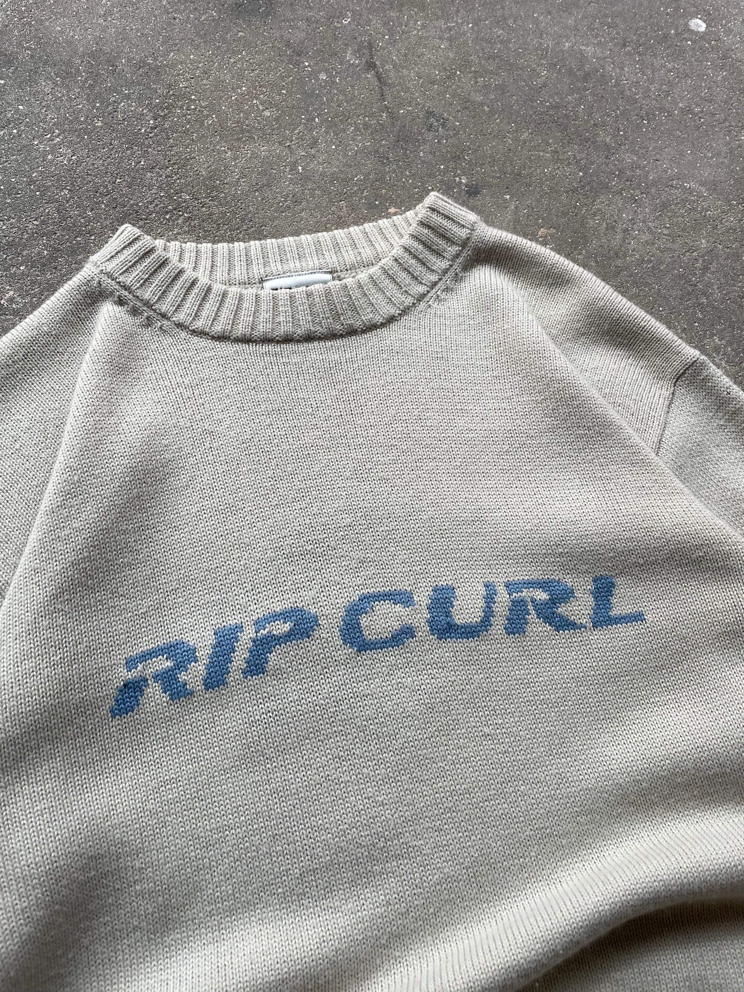 2000's Rip Curl Knit Jumper Cream (S)