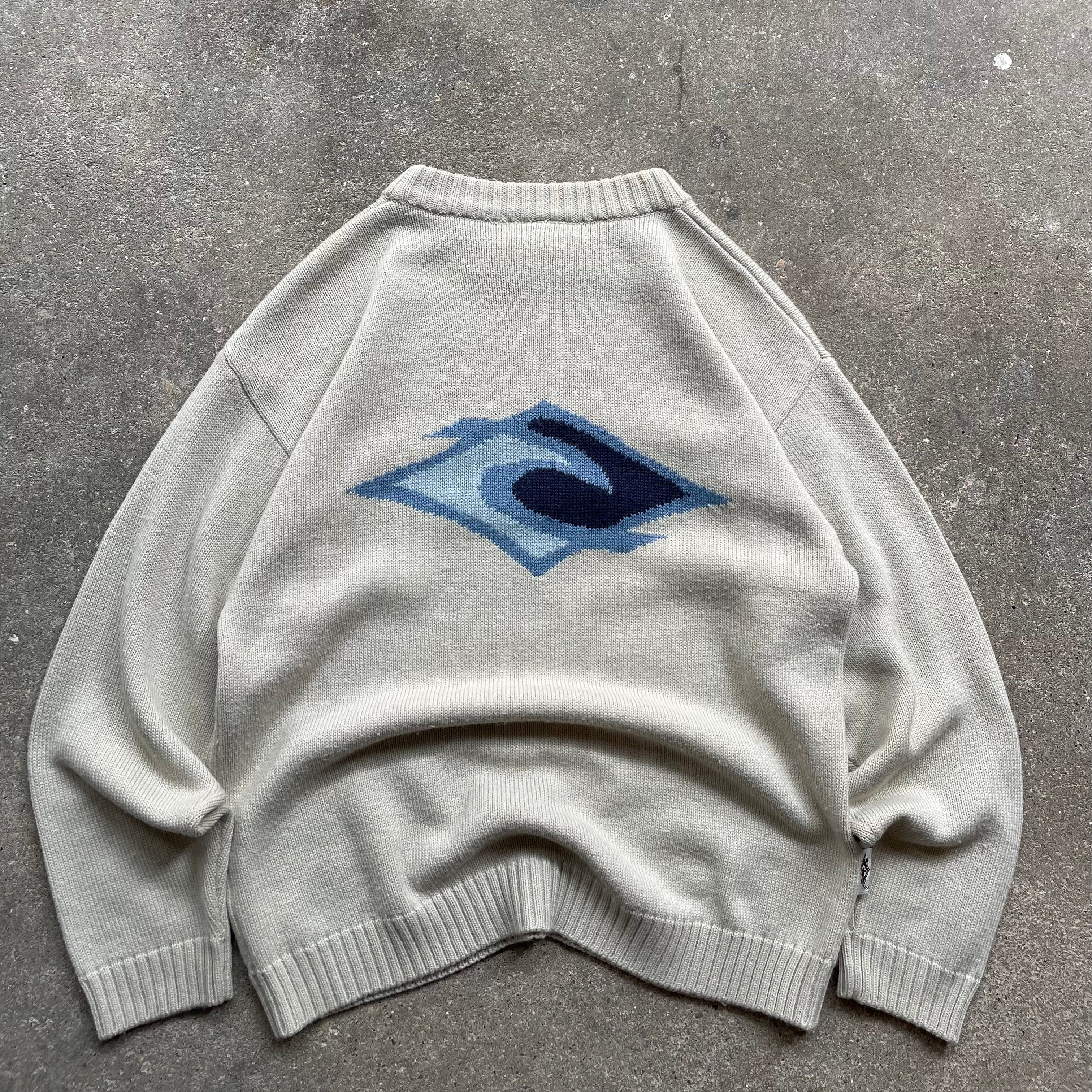 2000's Rip Curl Knit Jumper Cream (S)
