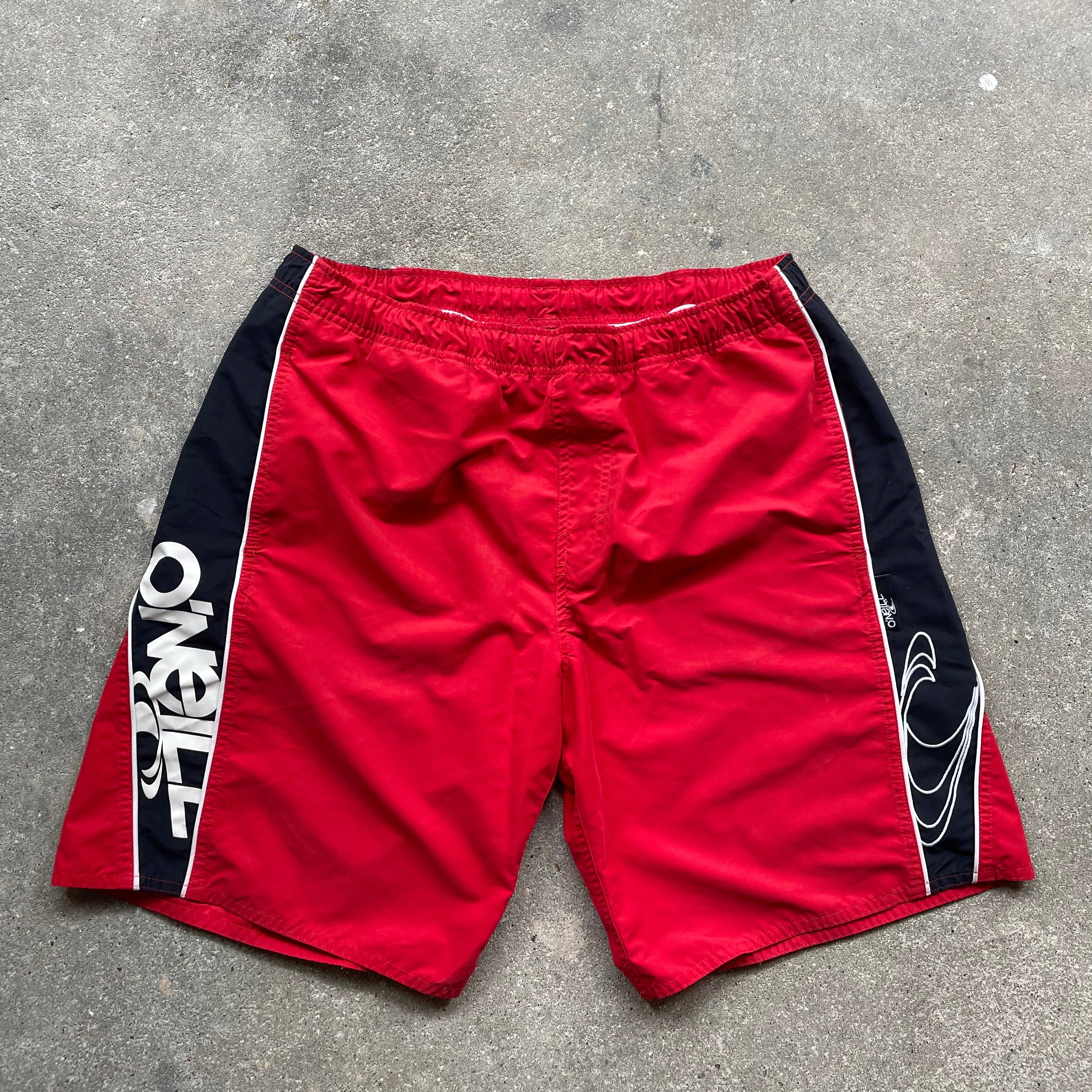2000's O'Neill Boardshorts Red/Black (32)