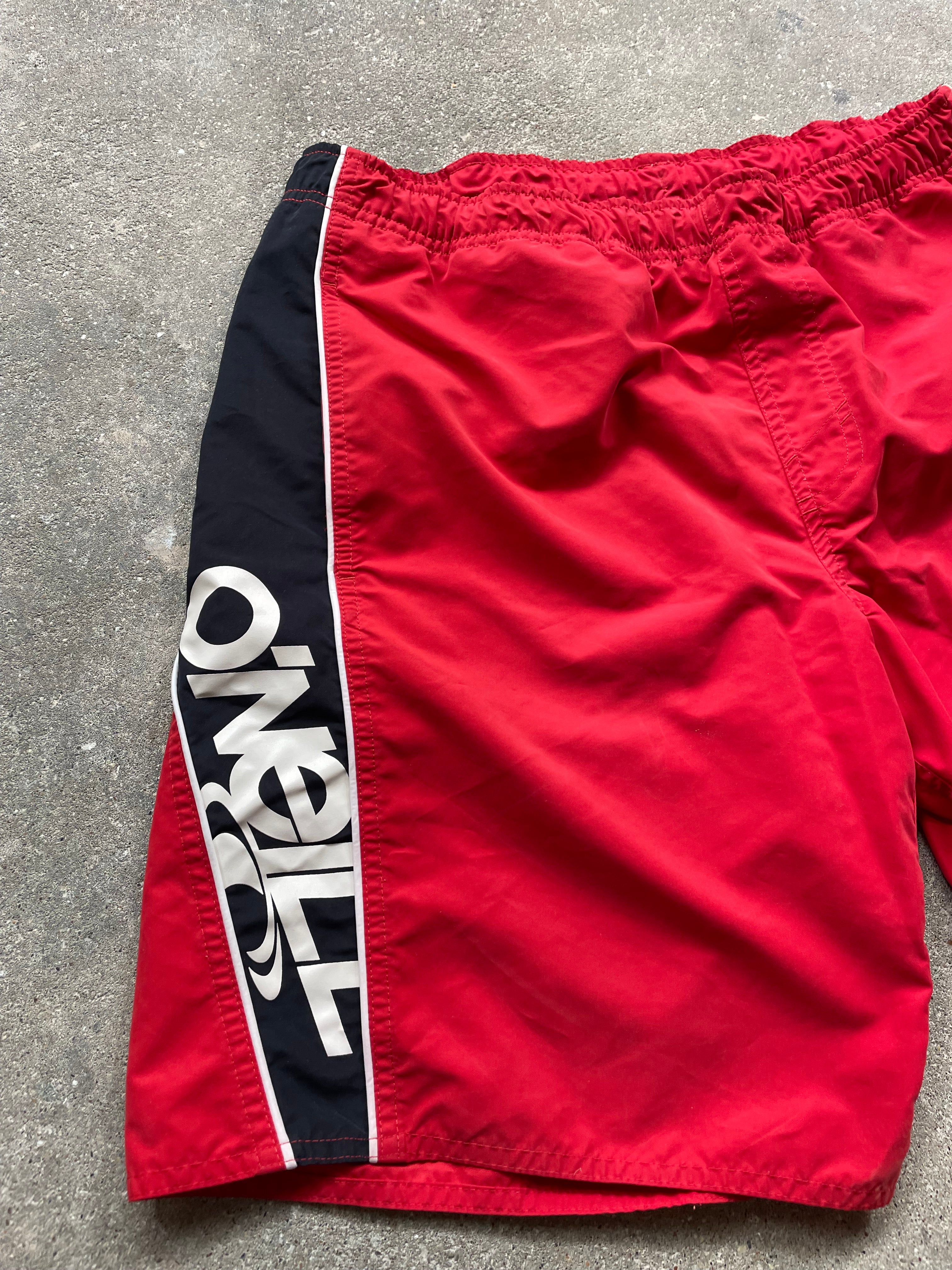 2000's O'Neill Boardshorts Red/Black (32)