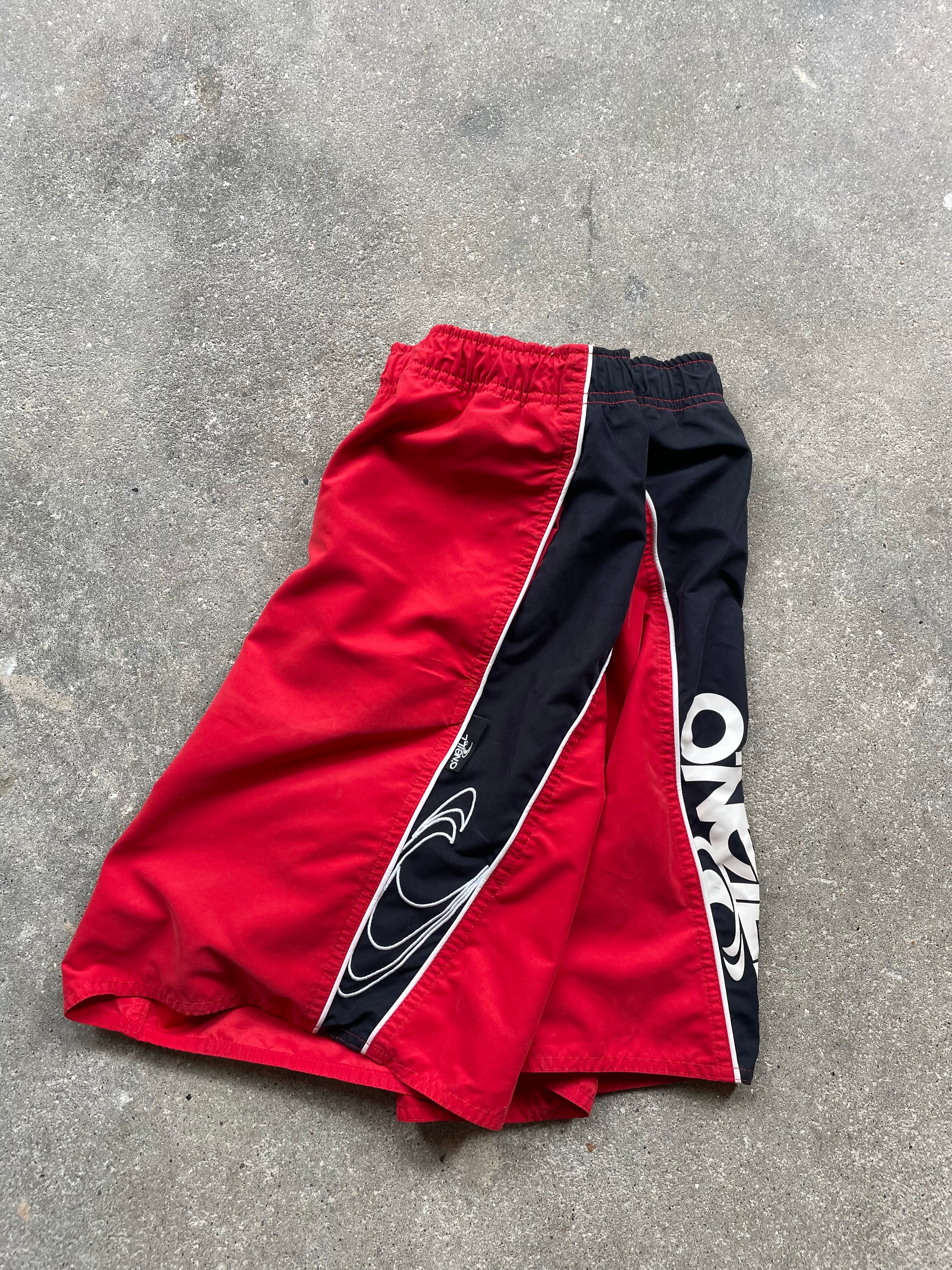 2000's O'Neill Boardshorts Red/Black (32)
