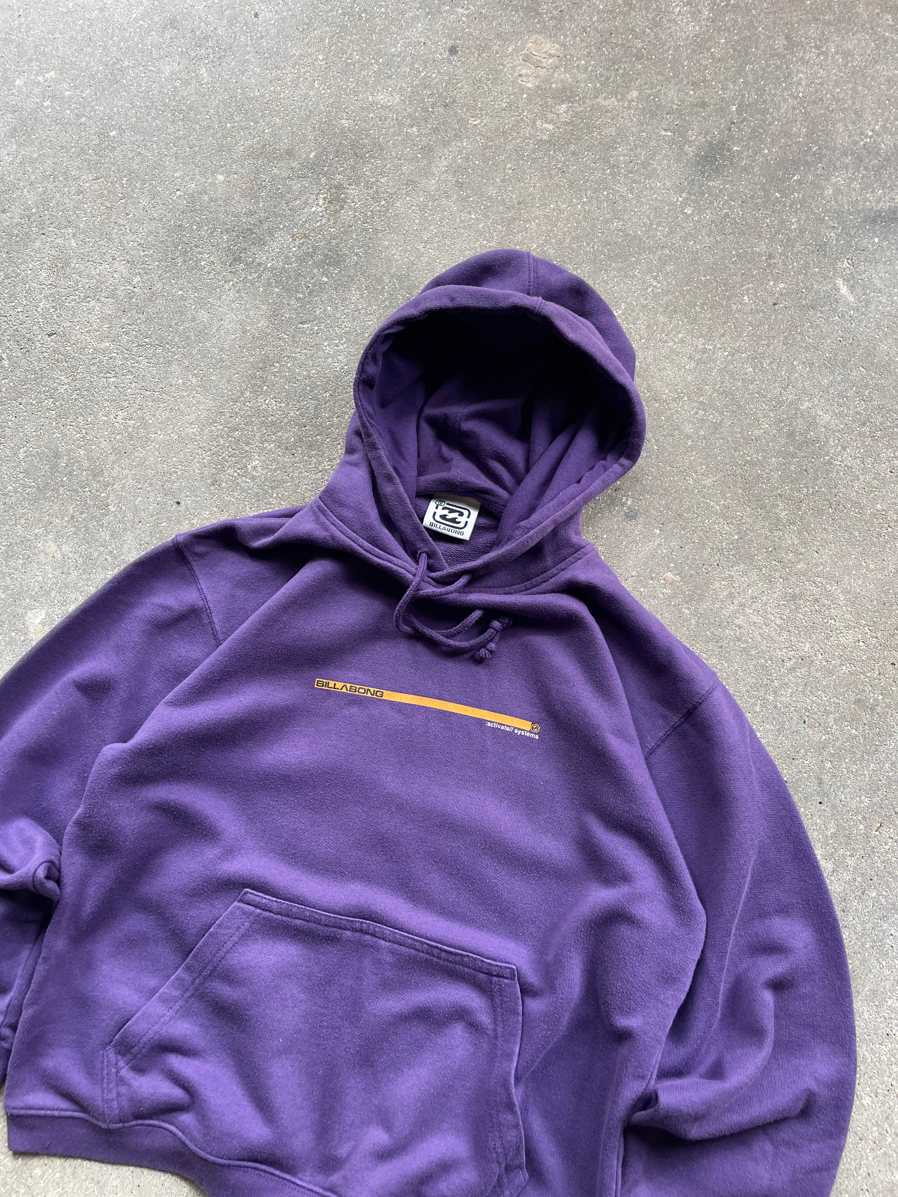 90's Billabong Hoodie Purple (XXS)