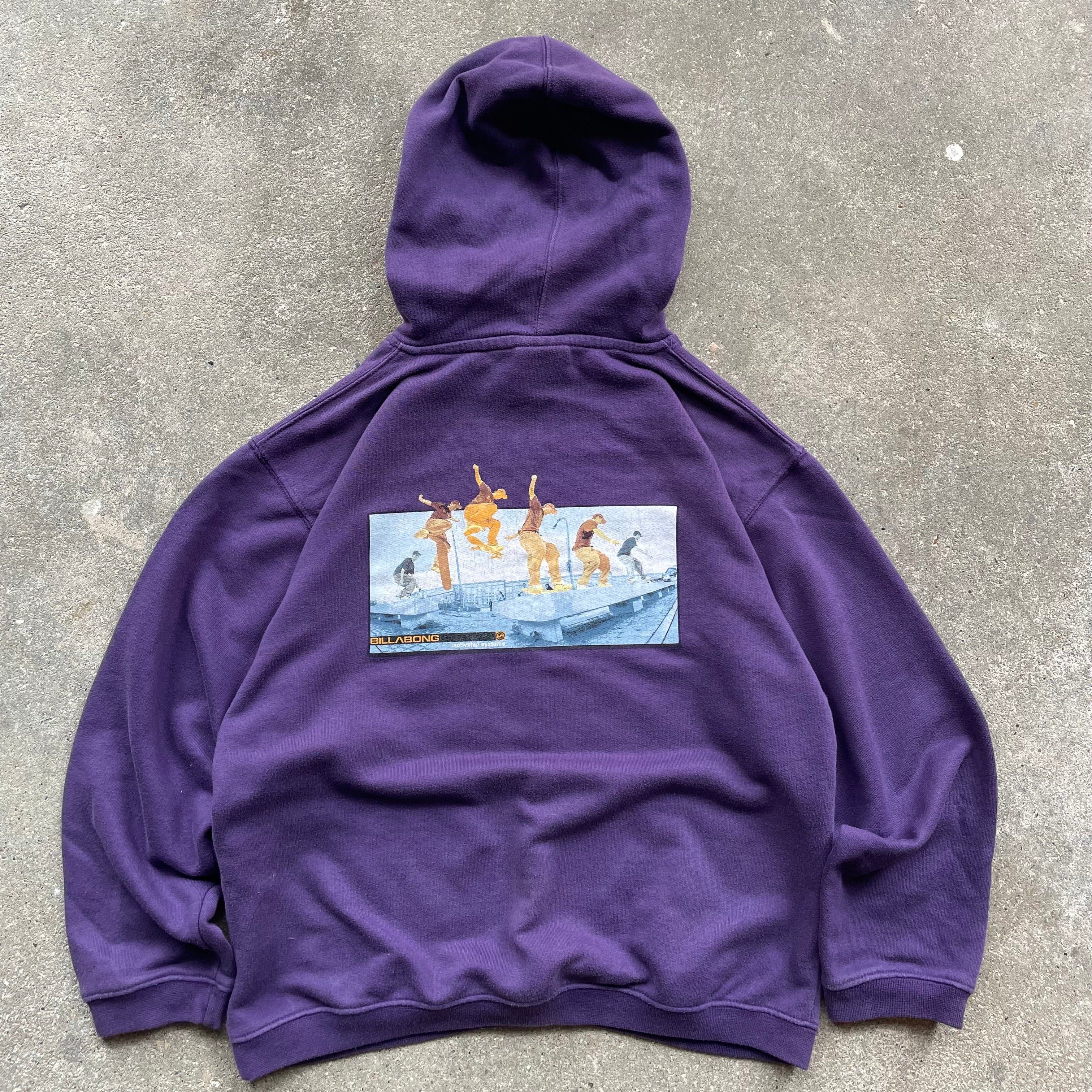 90's Billabong Hoodie Purple (XXS)