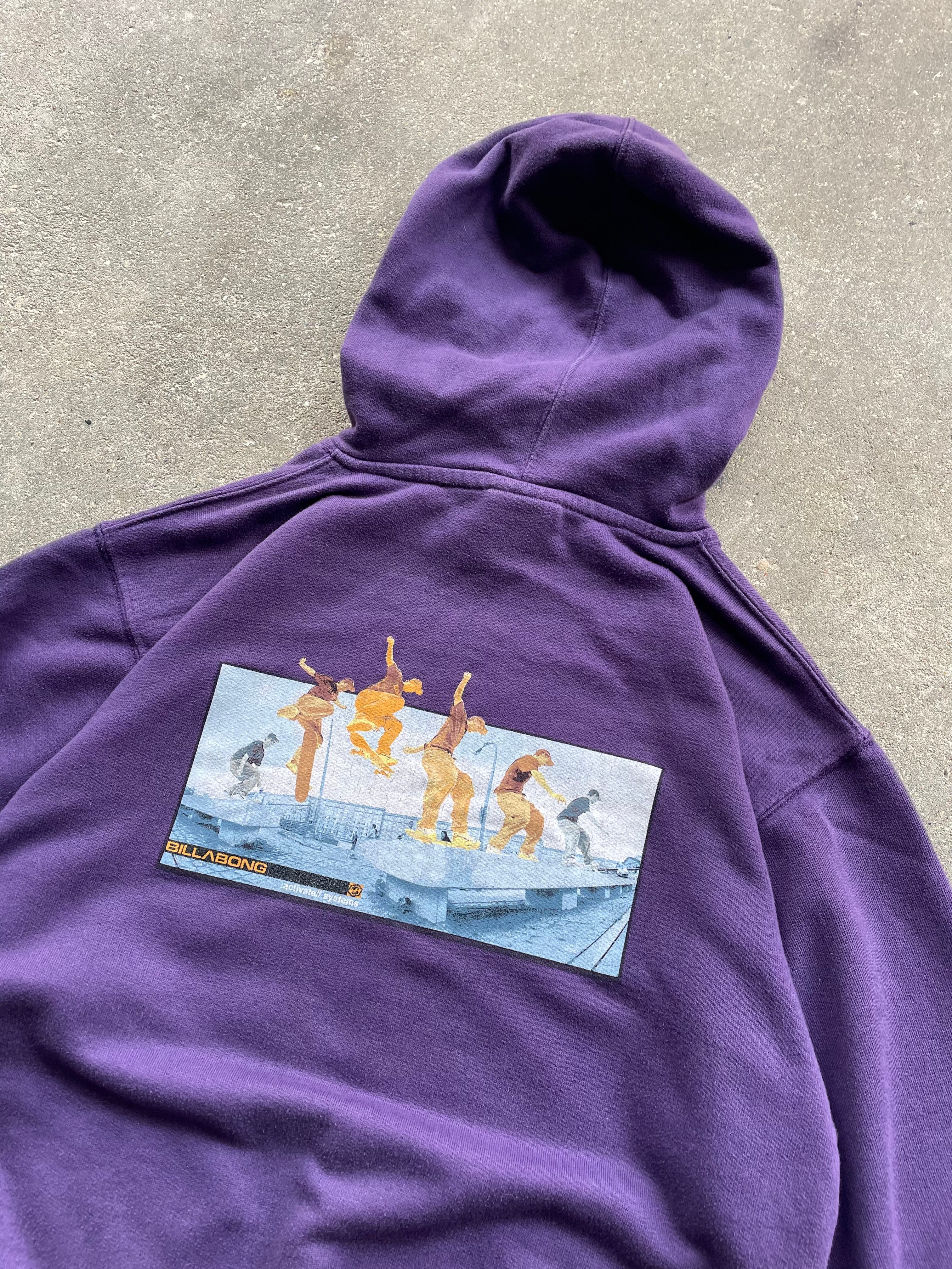 90's Billabong Hoodie Purple (XXS)