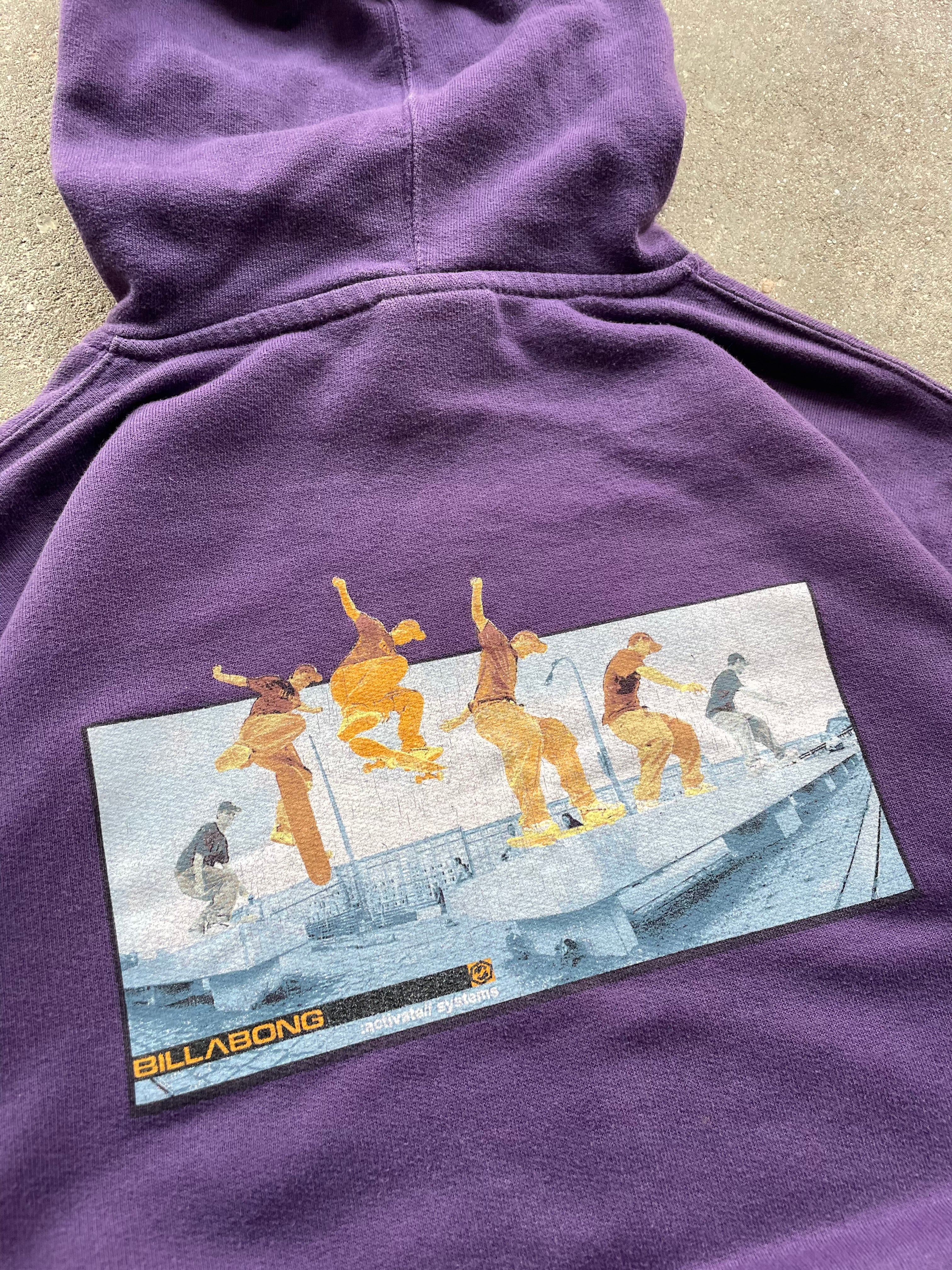 90's Billabong Hoodie Purple (XXS)